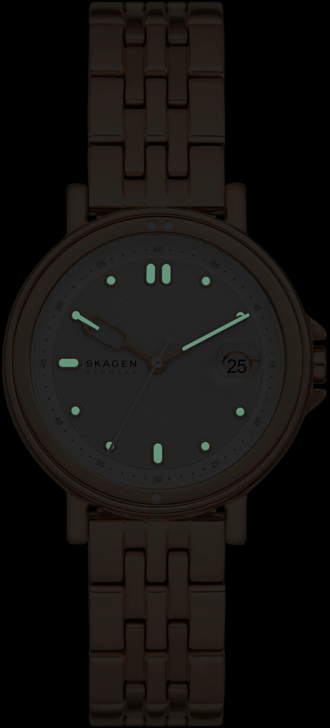 Skagen Quarzuhr »SIGNATURE LILLE SPORT«, Armbanduhr, Damenuhr, Datum, analog