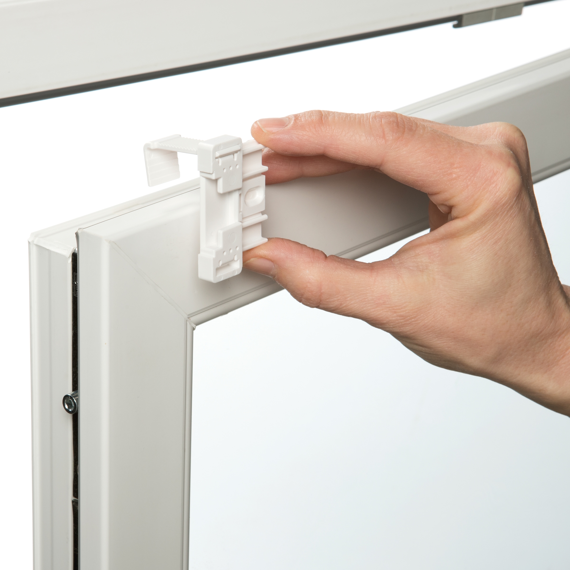 GARDINIA Klebe-/Klemmset »EASYFIX EF-1« für Fenster mit Gummidichtung