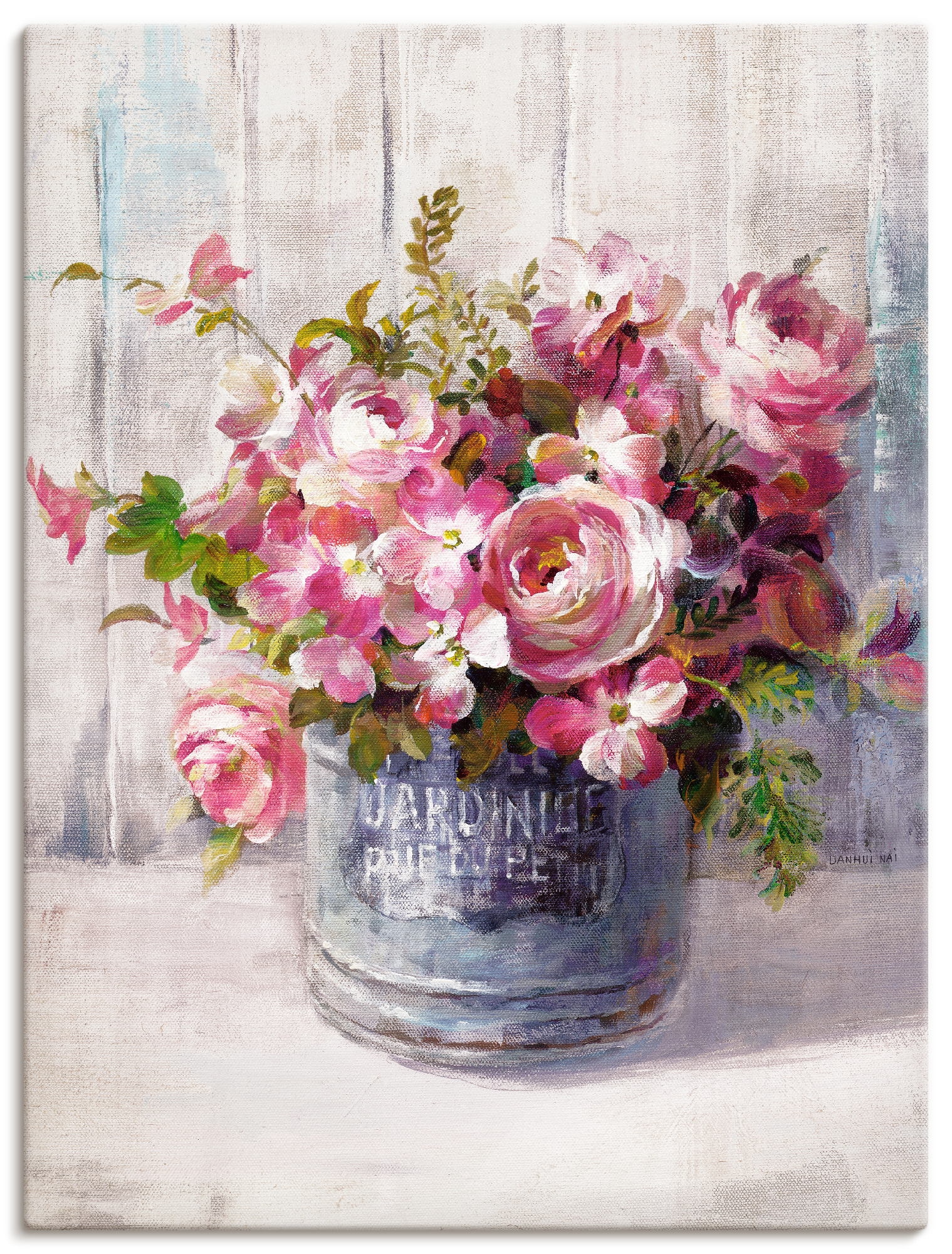 Artland Wandbild Blumen, als Poster in Größen Leinwandbild, (1 St.), Rechnung I«, »Gartenblumen oder auf versch. Wandaufkleber bestellen