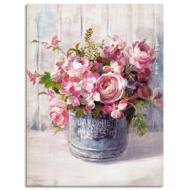 Artland Wandbild »Gartenblumen I«, Blumen, (1 St.), als Leinwandbild,  Wandaufkleber oder Poster in versch. Größen auf Rechnung bestellen