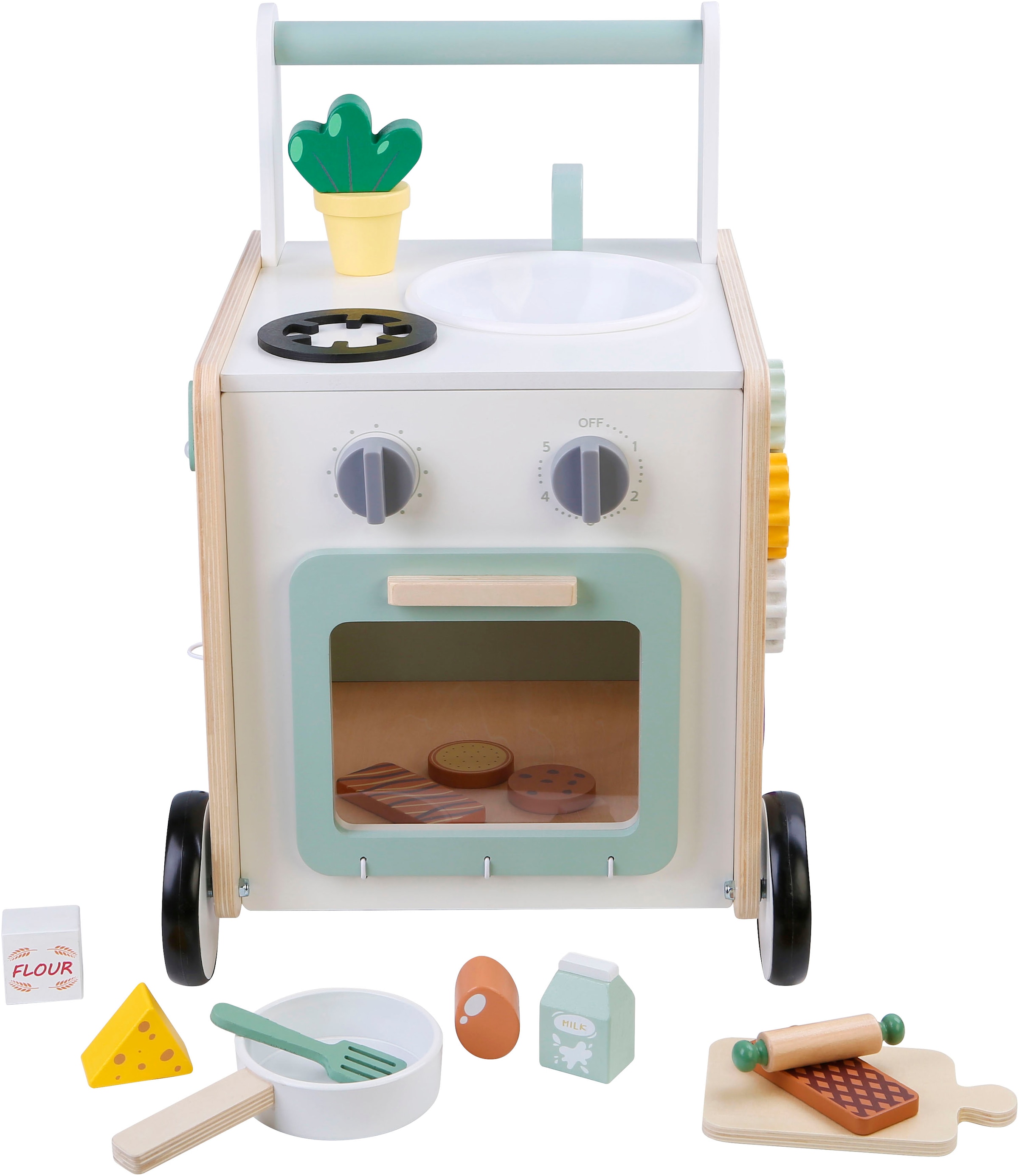 CHIC2000 Lauflernwagen »Activity-Walker, Holz-Spielküche«