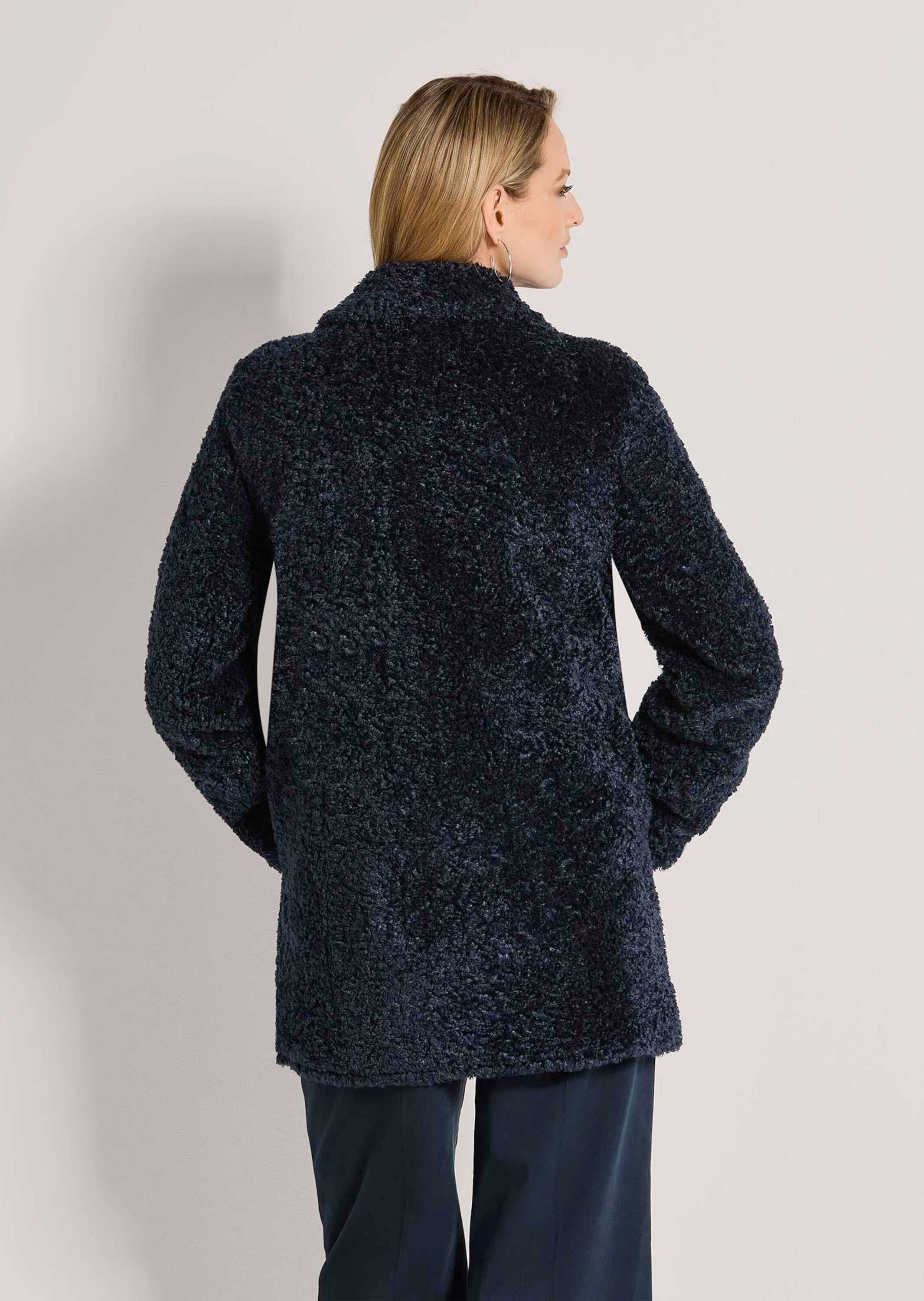 MADELEINE Langmantel »Mantel Kurzer Teddymantel mit Druckknöpfen«