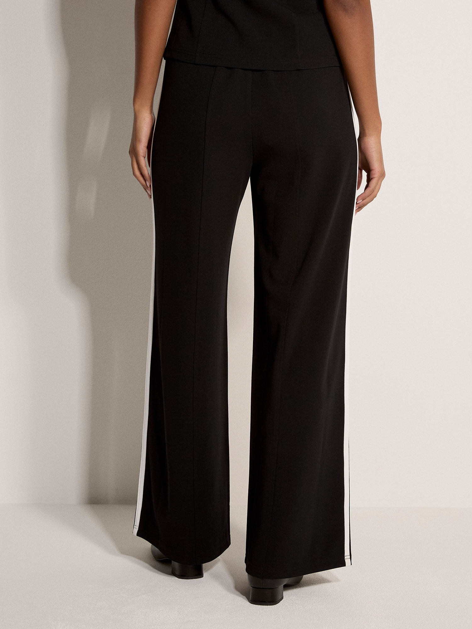 Apricot Jerseyhose »Hose«  mit weitem Bein und Streifen