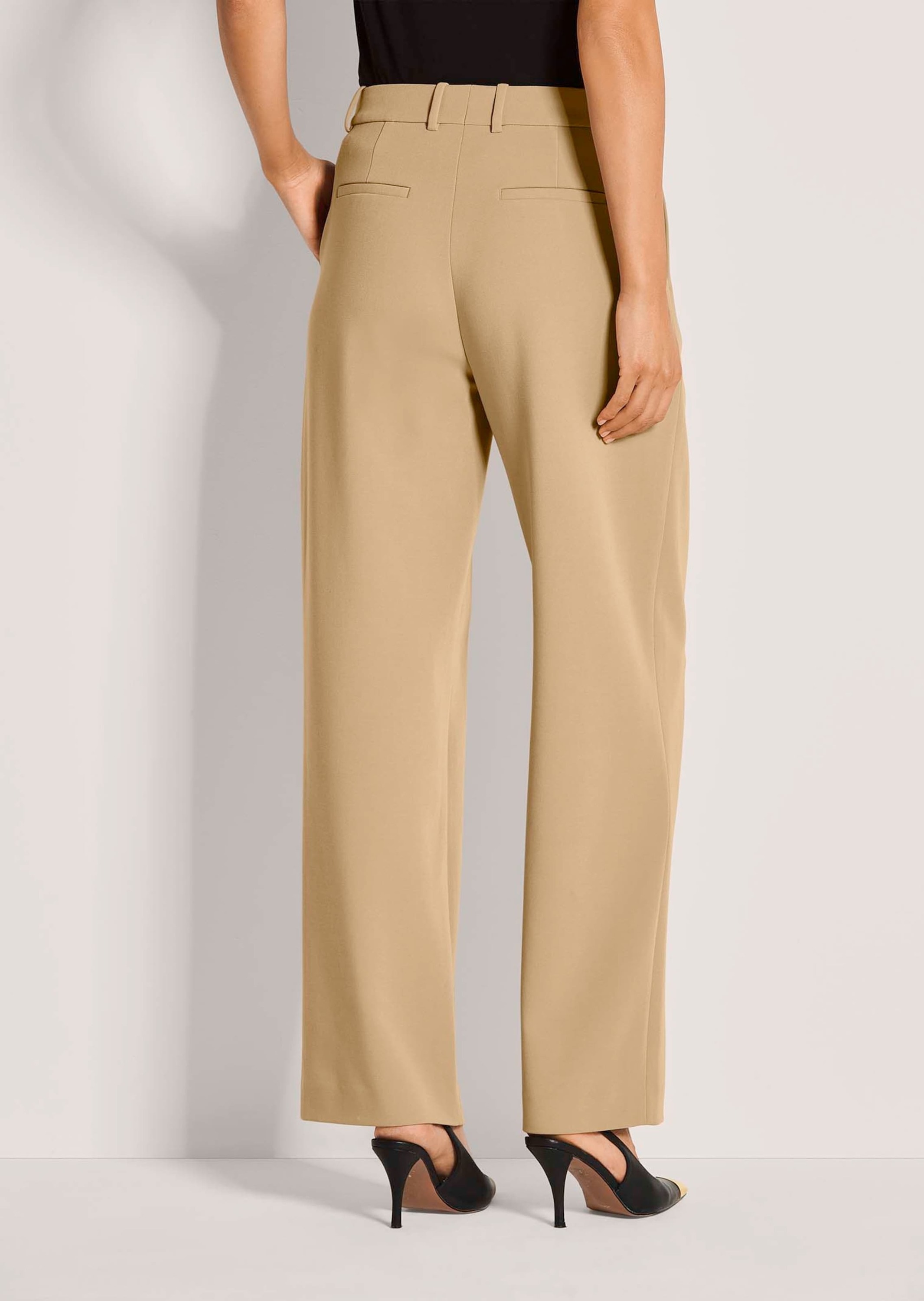 MADELEINE Bundfaltenhose »Palazzohose Palazzohose mit weitem Bein«