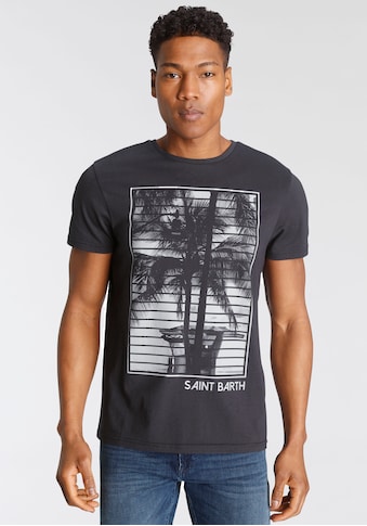 John Devin Rundhalsshirt, mit Palmenprint kaufen
