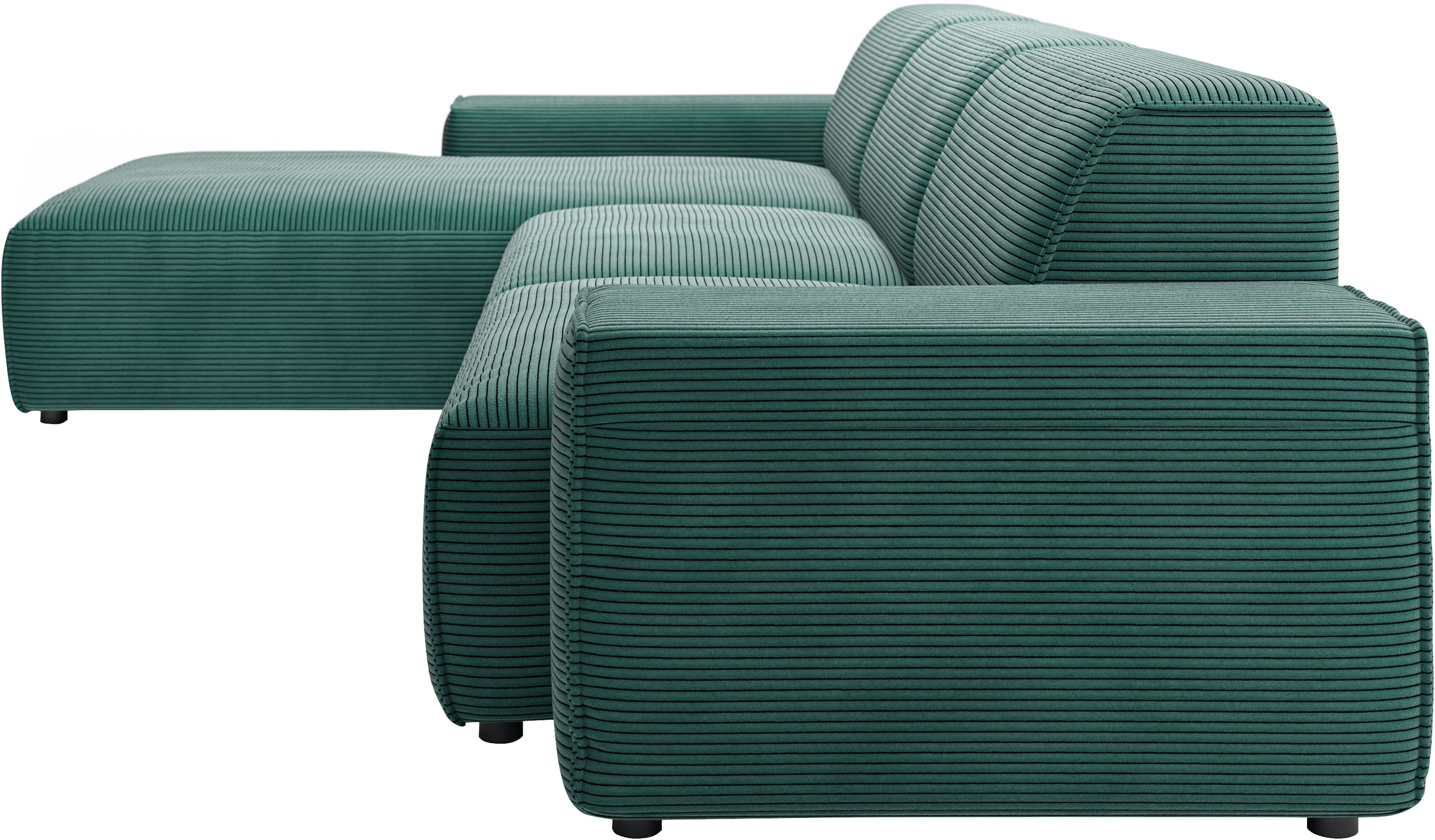 andas Ecksofa »Glimminge auch in Breitcord, Feincord, Bouclé + Easy care-Bezug«, L-Form, Breite 294, Zierkissen