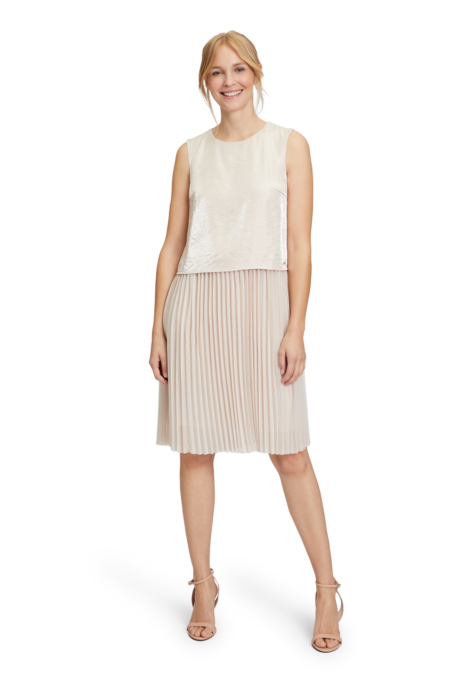 Betty&Co Midikleid »Stufenkleid mit Plissee«