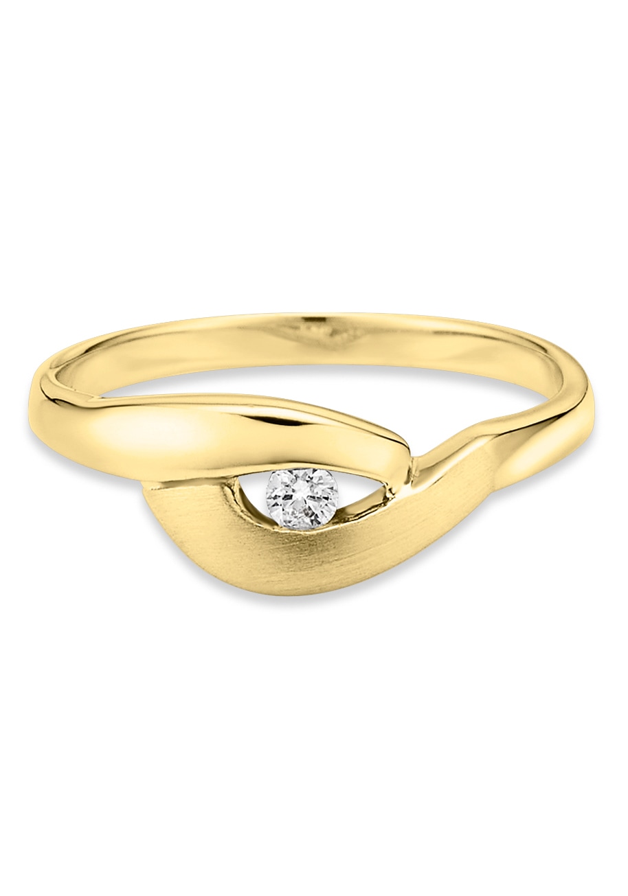 Bruno Banani Fingerring »Schmuck Geschenk Silber 925 Damenring«, mit Zirkonia (synth.)