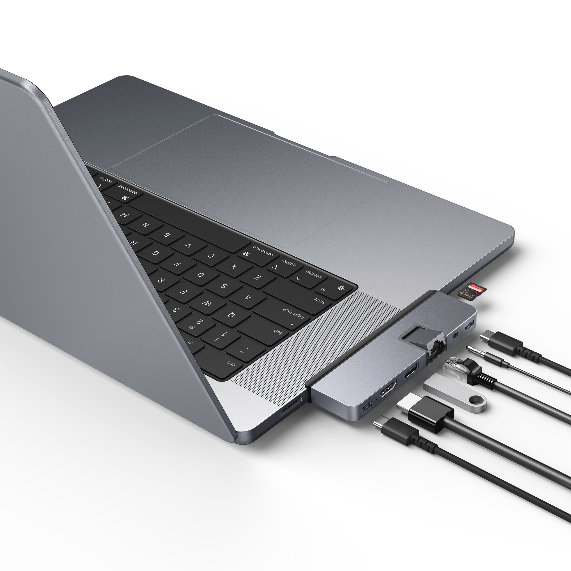 Targus Laptop-Dockingstation »HyperDrive DUO PRO 7-in-2 USB-C Hub für MacBook Pro 2021«