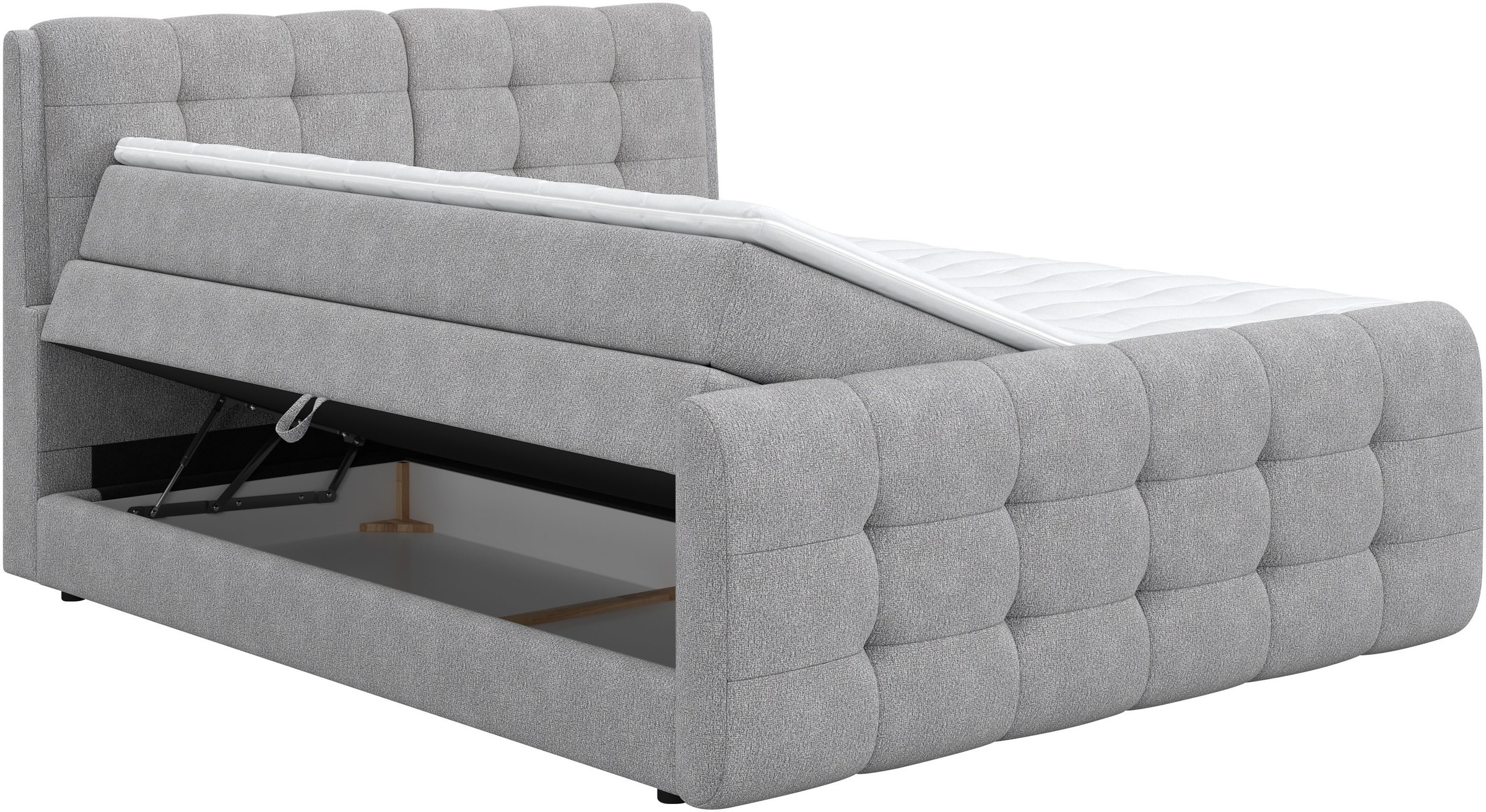 COTTA Boxspringbett »Fort mit Bettkasten, inkl. Topper«, erhältlich in verschiedenen Breiten (160cm, 180cm & 200cm)