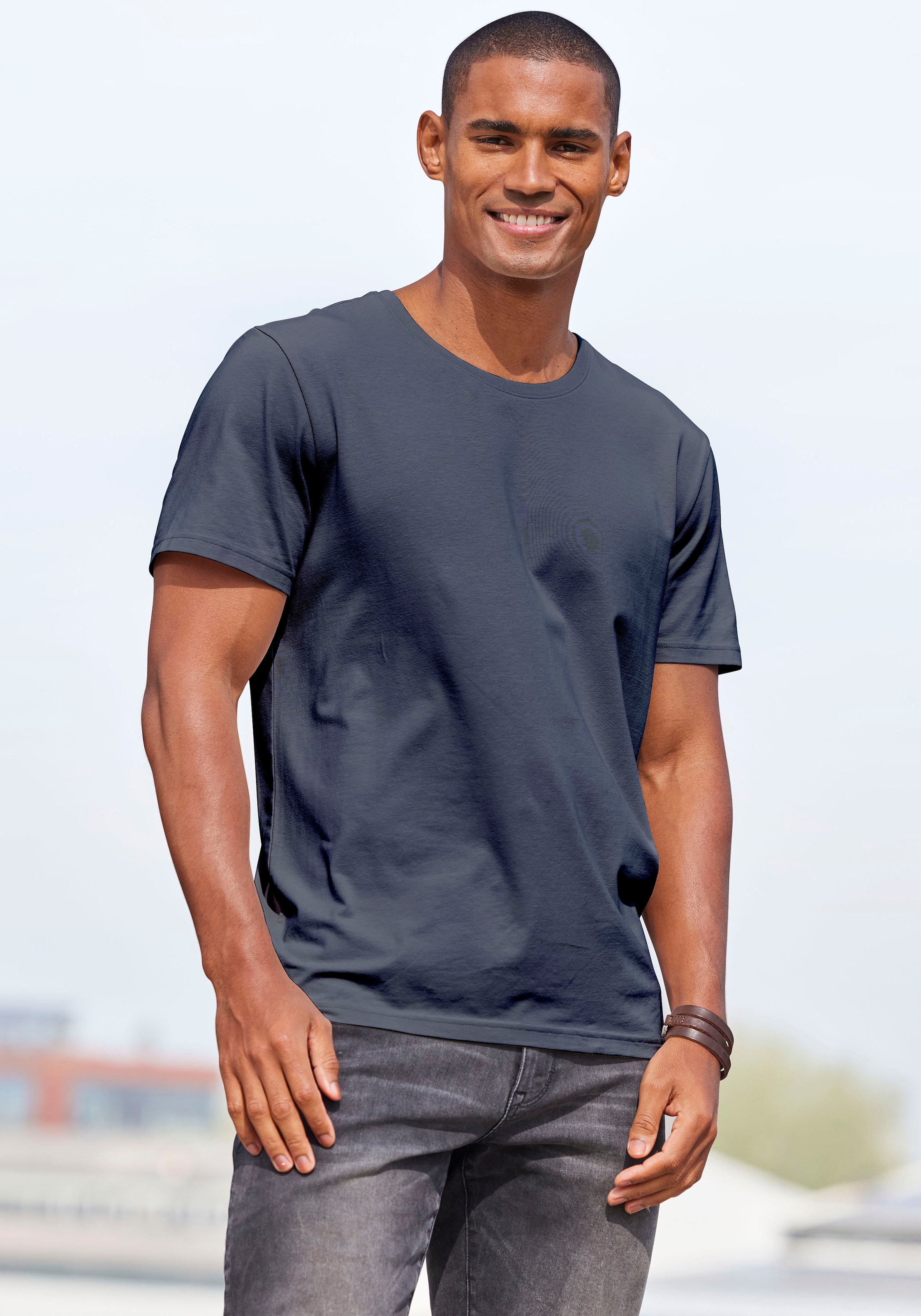 AUTHENTIC LE JOGGER T-Shirt Packung, 2,  Freizeitshirt aus 100% Baumwolle