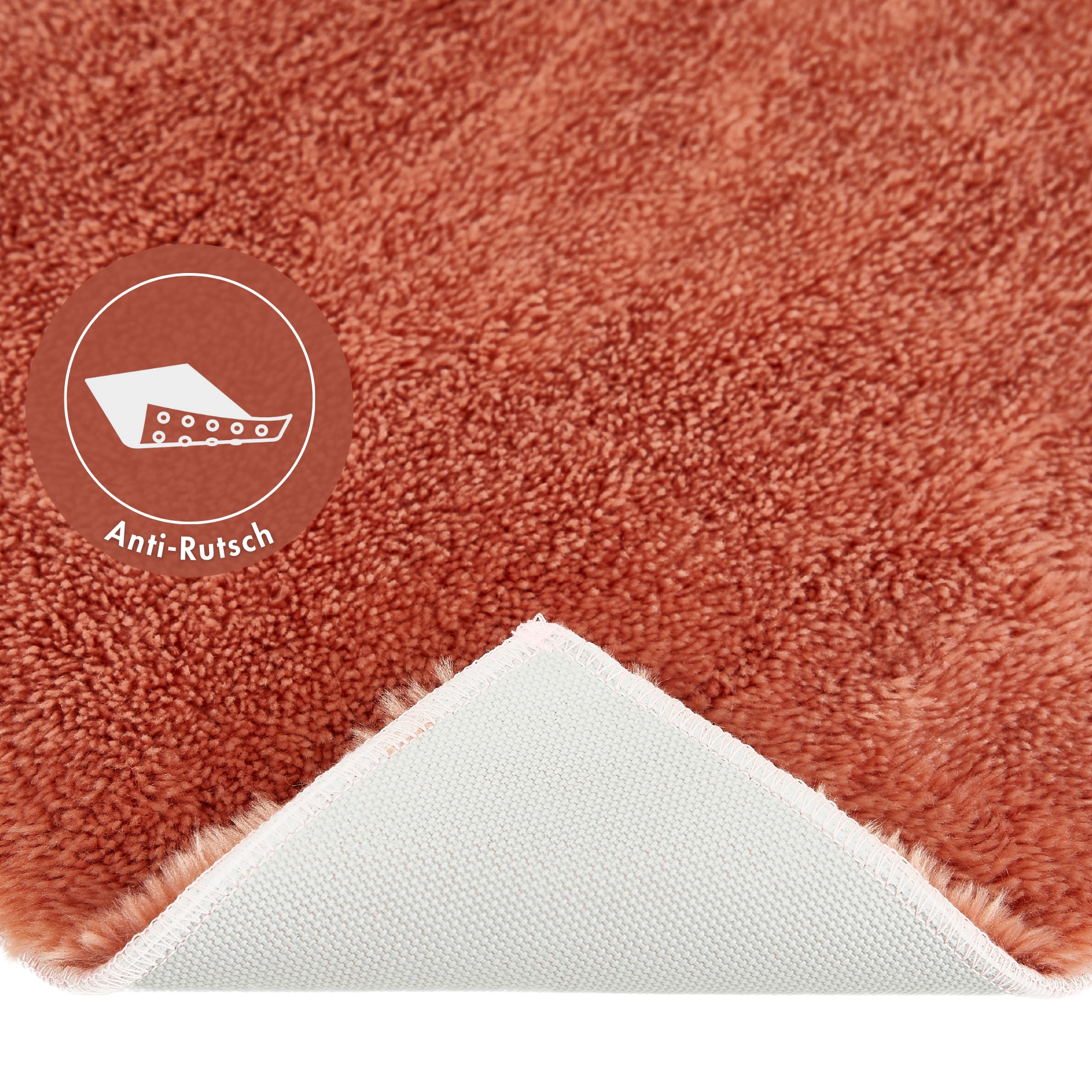 Andiamo Badematte »Florida« Höhe 23 mm rutschhemmend beschichtet fußbodenheizungsgeeignet | schnell trocknend Uni Farben, besonders weich, auch als 2er Set erhältlich