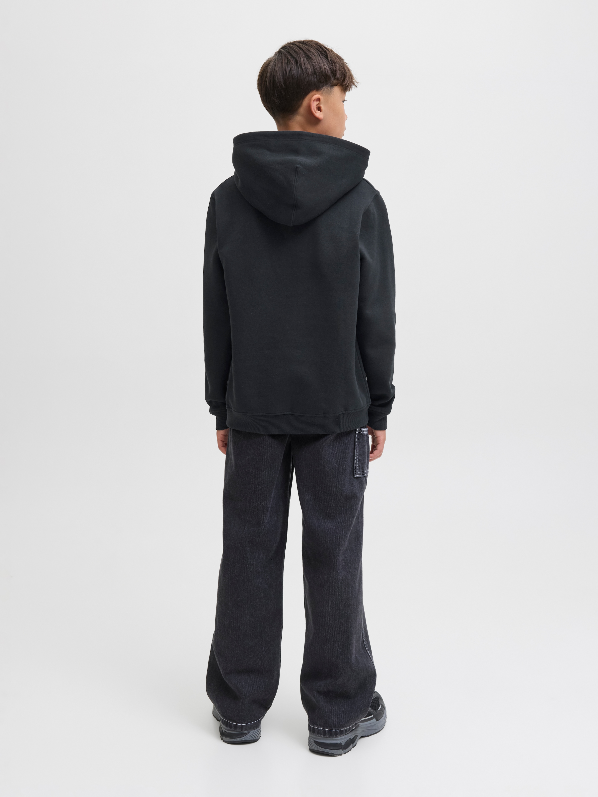 Jack & Jones Junior Kapuzensweatshirt »JORINWOOD BLOCK BRANDING SWEAT NOOS JNR«