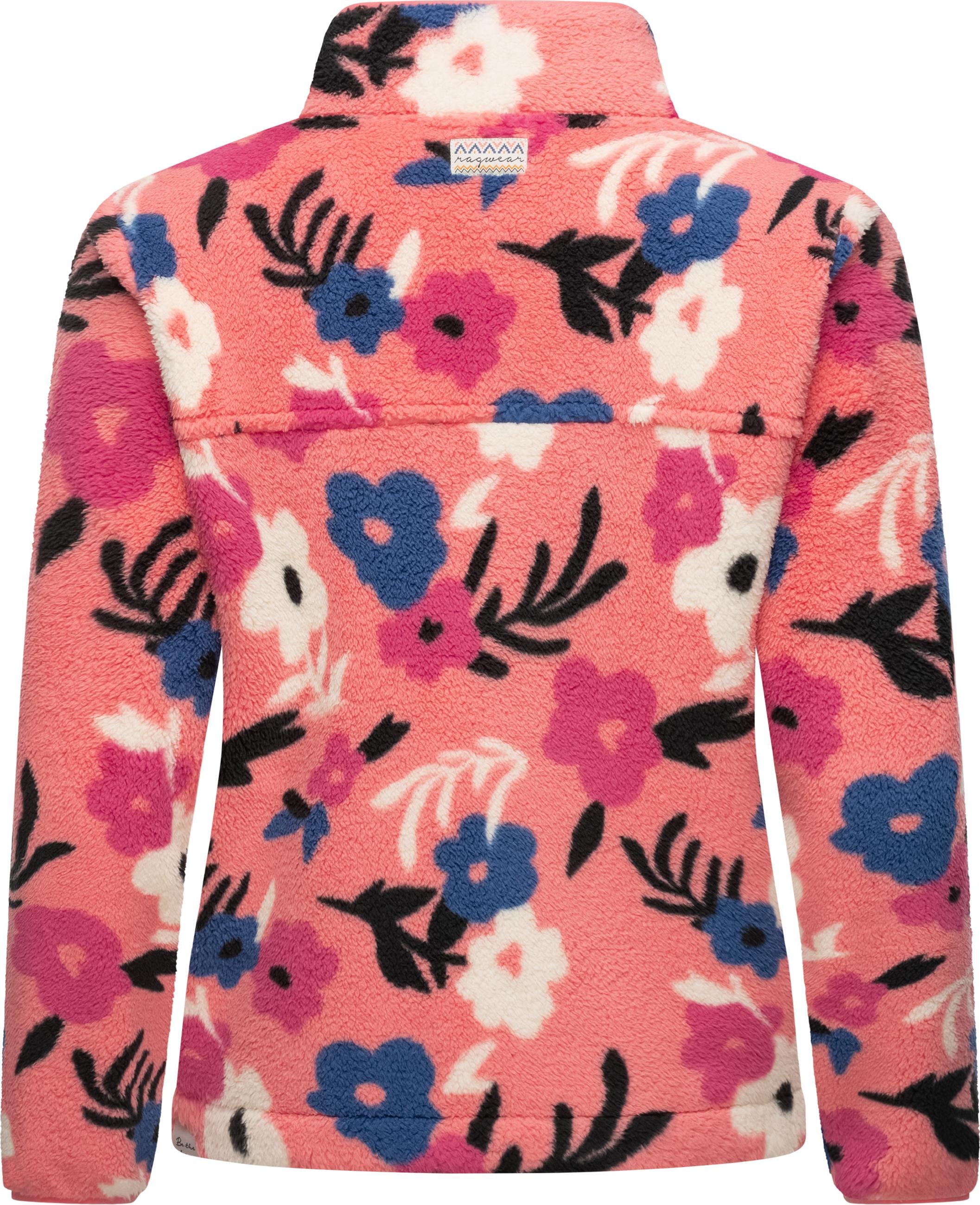 Ragwear Kapuzensweatjacke »Plüschjacke Appopis Print«