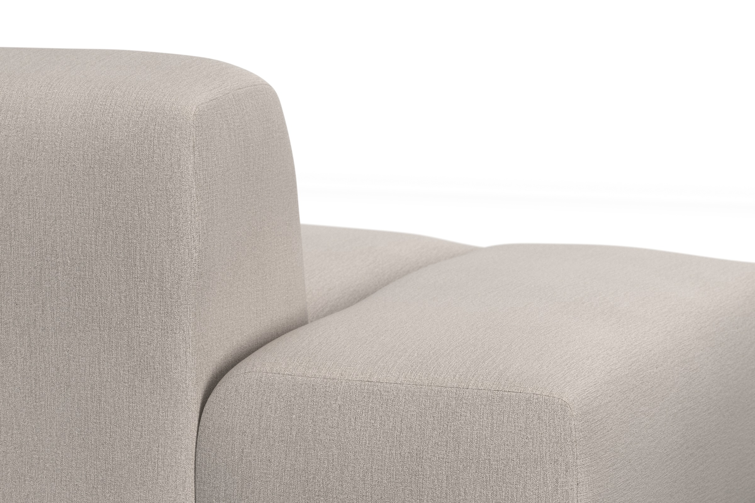 TRENDMANUFAKTUR Ecksofa Braga, aus 2 Teilen, moderner Cord-Stoff