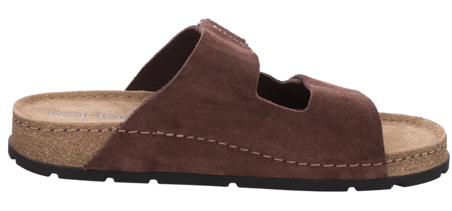 Rohde Pantolette »SOAVE«  Sommerschuh, Strandschuh, Schlappen, Hausschuh mit Klettriemchen