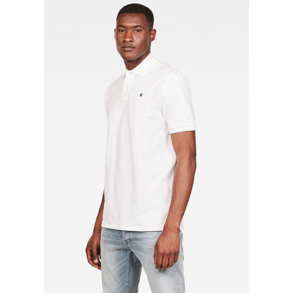 G-Star RAW Poloshirt »Dunda Polo«, Logostickerei auf der Brust