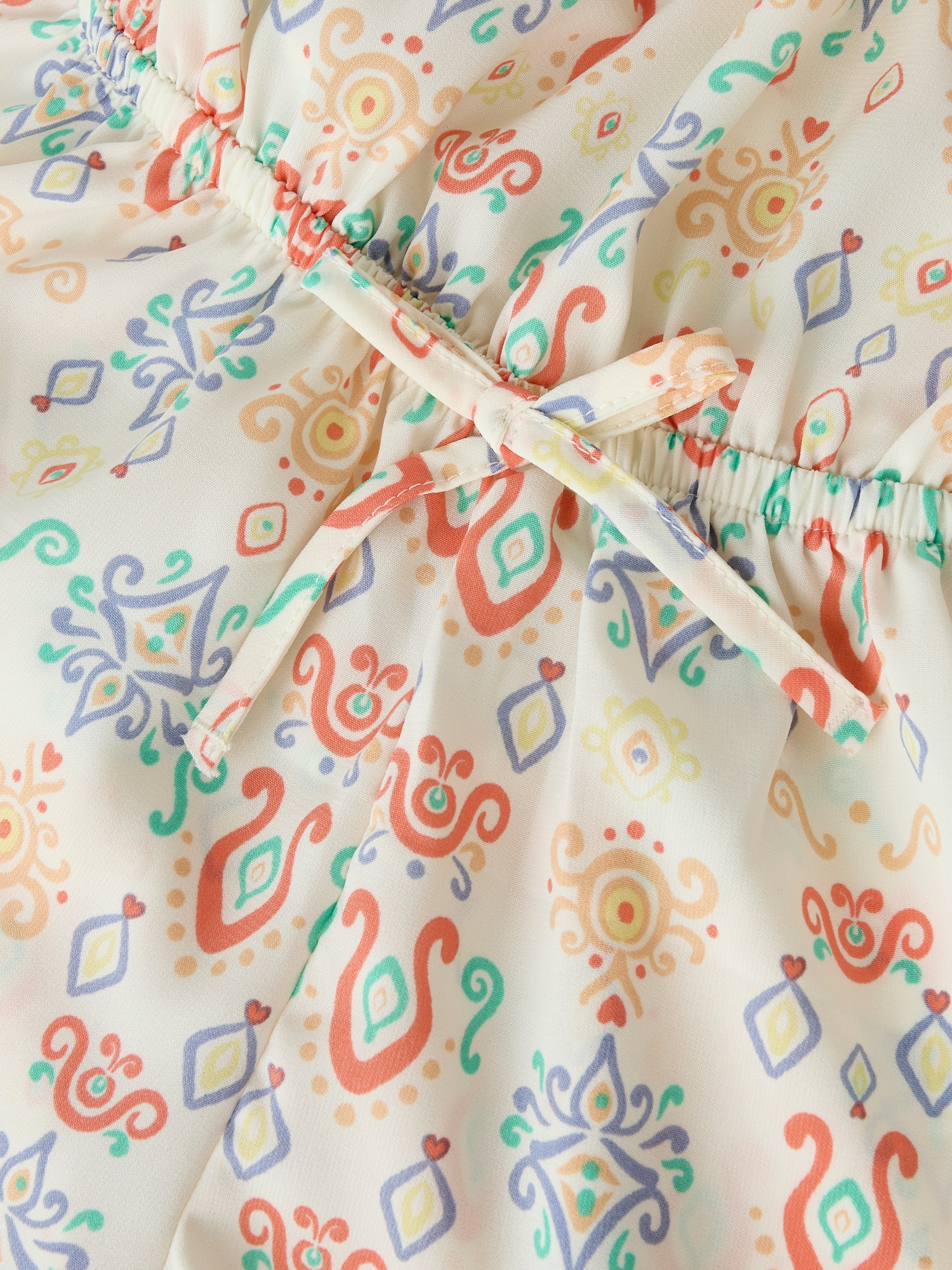 Name It Kurzoverall »NKFVINAYA  PLAYSUIT FFF« Kunstfaser, elastischer Bund, Allover-Druck