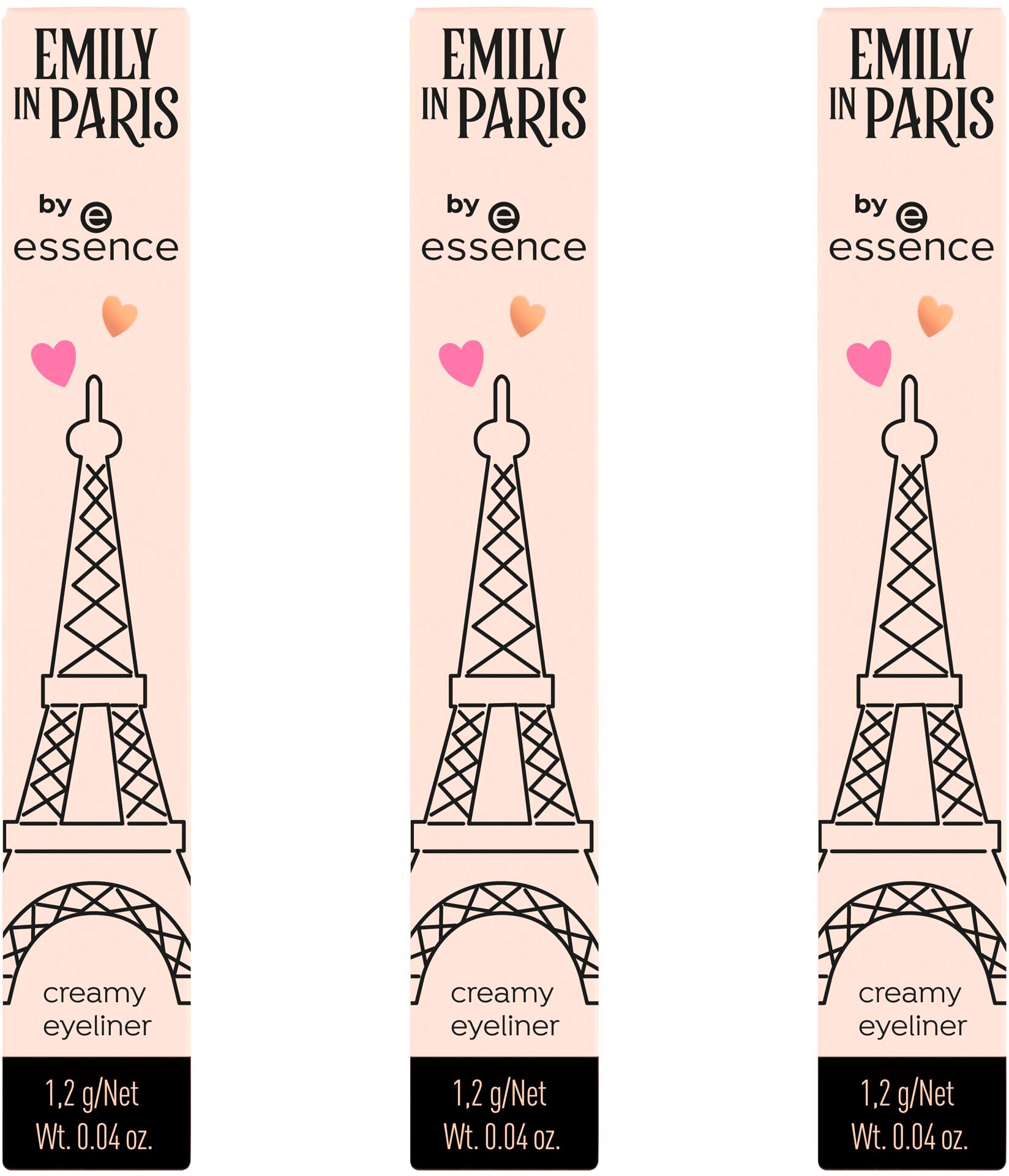 Essence Eyeliner »EMILY IN vegan essence creamy online eyeliner«, mit bei by UNIVERSAL PARIS Pinsel, Augenkonturenstift integriertem