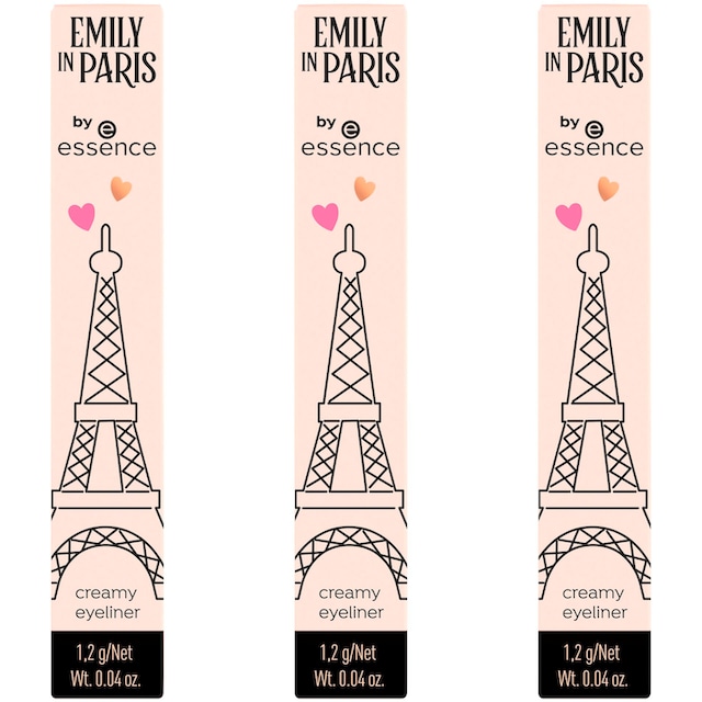 Essence Eyeliner »EMILY IN PARIS by essence creamy eyeliner«, Augenkonturenstift  mit integriertem Pinsel, vegan online bei UNIVERSAL