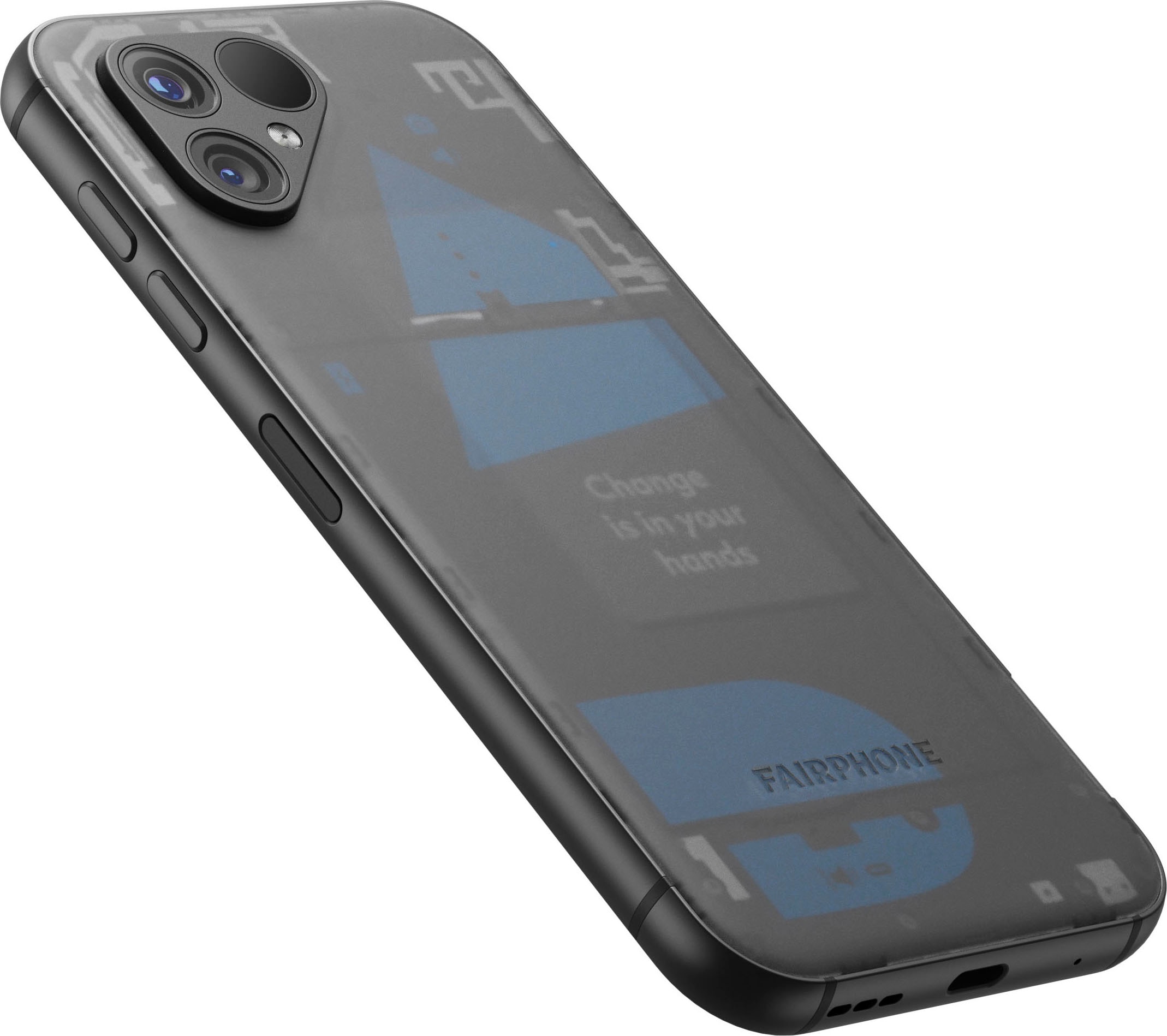 Fairphone Smartphone »FAIRPHONE 3 Kamera 16,40 cm/6,46 blue, 50 sky Speicherplatz, ➥ | Garantie UNIVERSAL GB Jahre XXL MP 5«, Zoll, 256