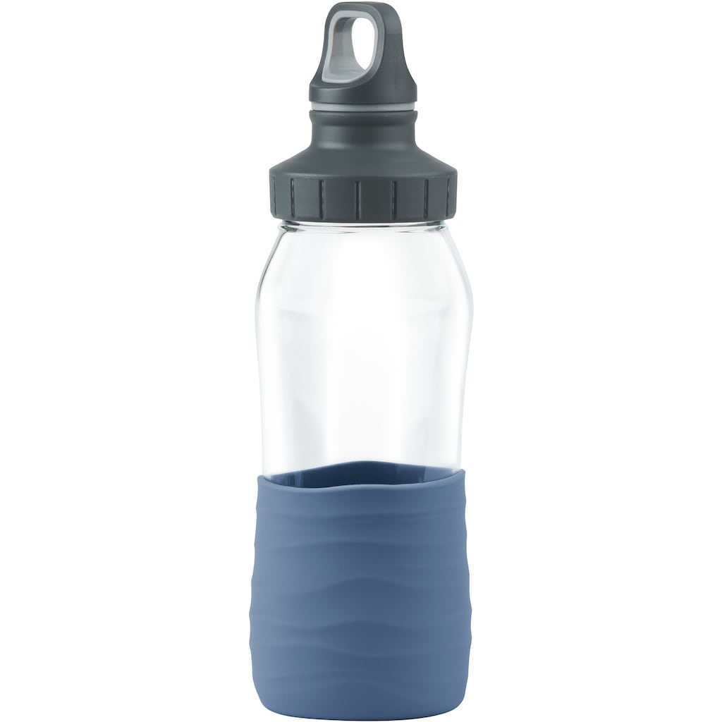 Emsa Trinkflasche »Drink2Go«, (1 tlg.), Schraubverschluss, dicht/hygienisch/rein, Silikonmanschette, 500 ml