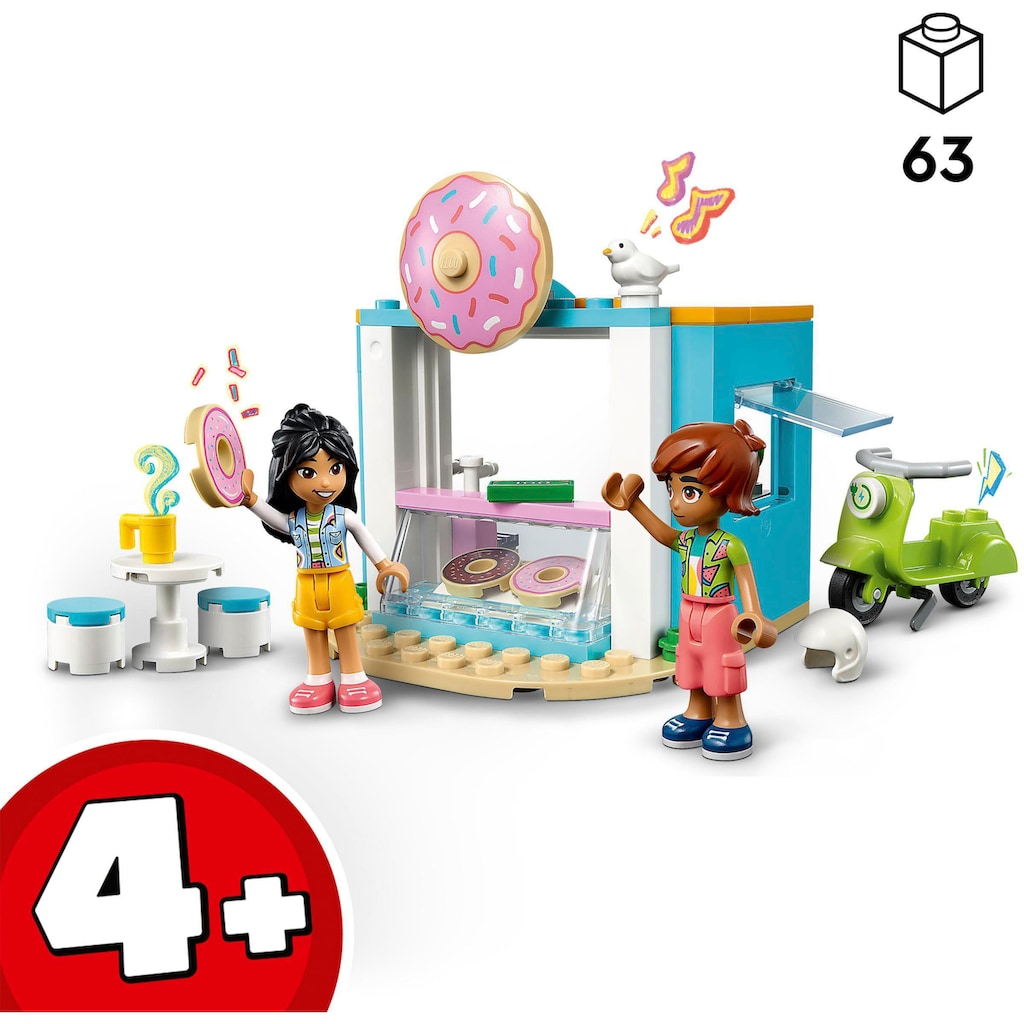 LEGO® Konstruktionsspielsteine »Donut-Laden (41723), LEGO® Friends«, (63 St.)