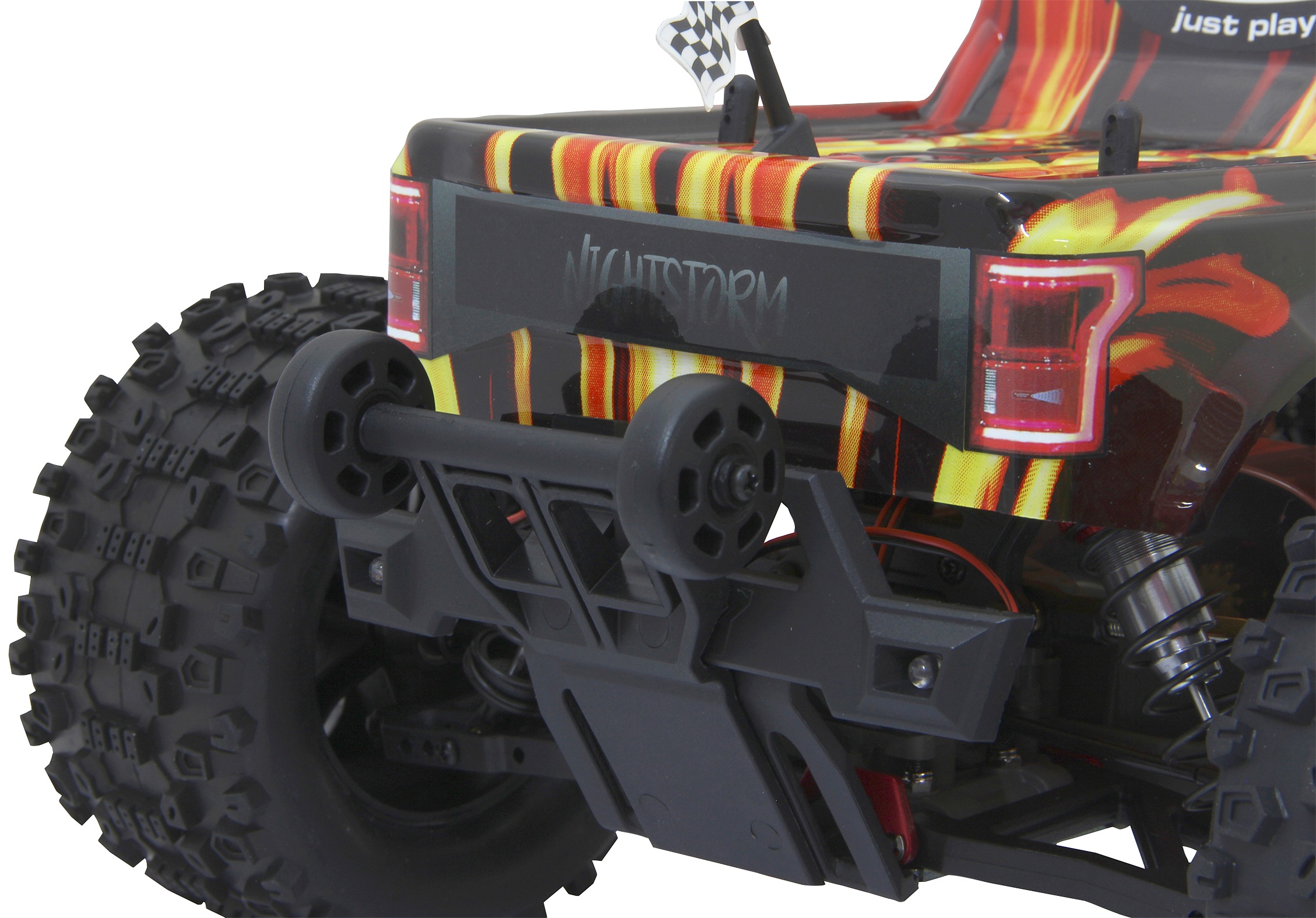 Jamara RC-Monstertruck »Nightstorm Monstertruck BL 4WD«, 1:10, 2,4 GHz, mit LED