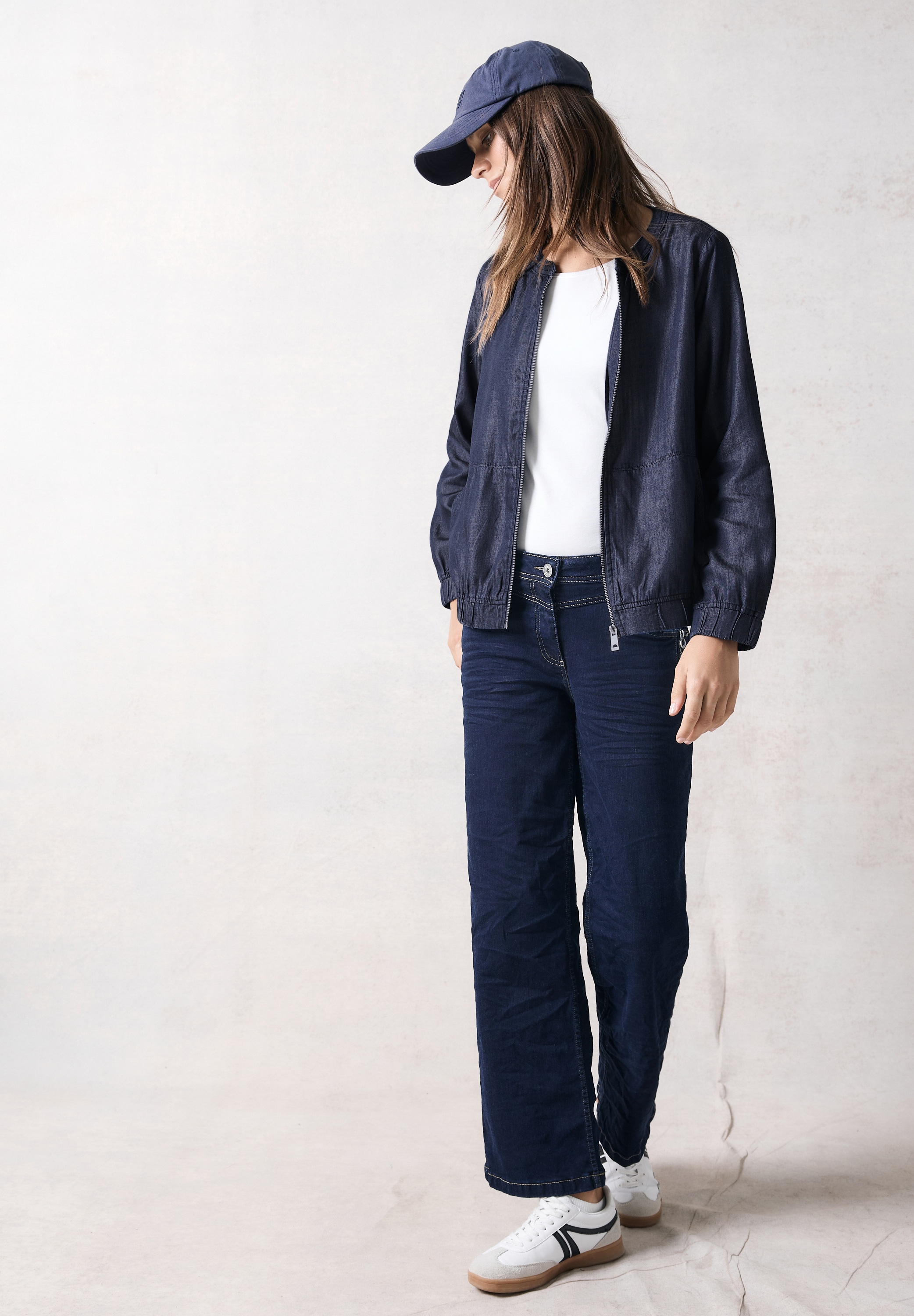 Cecil Blouson, im Denim-Look