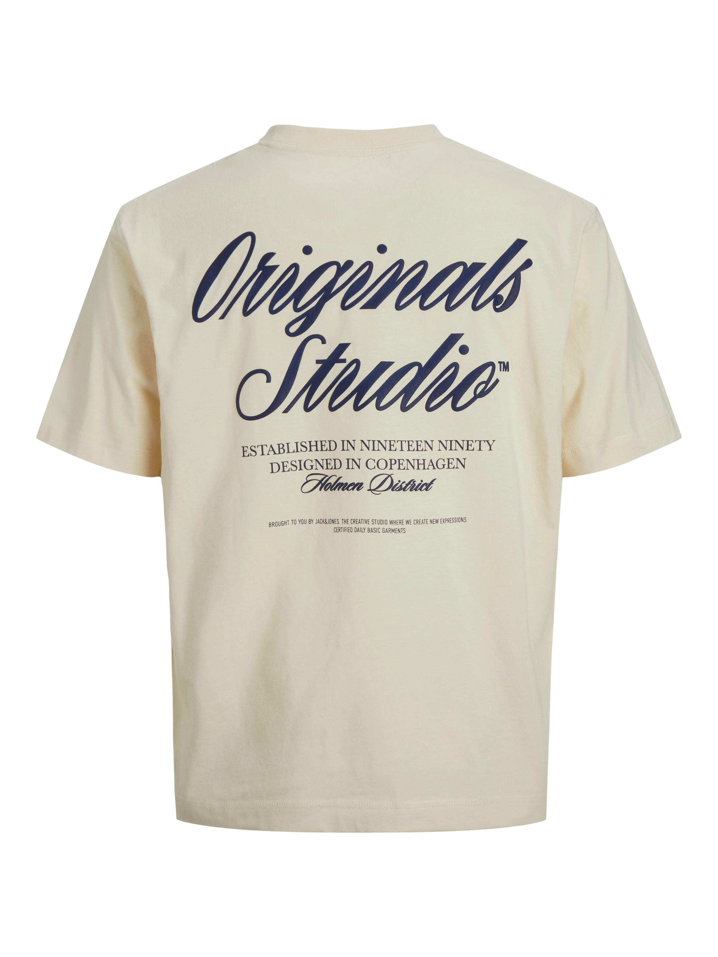 Jack & Jones Kurzarmshirt »JORNORREBRO TYPO TEE SS CREW NECK NOOS«, mit Print
