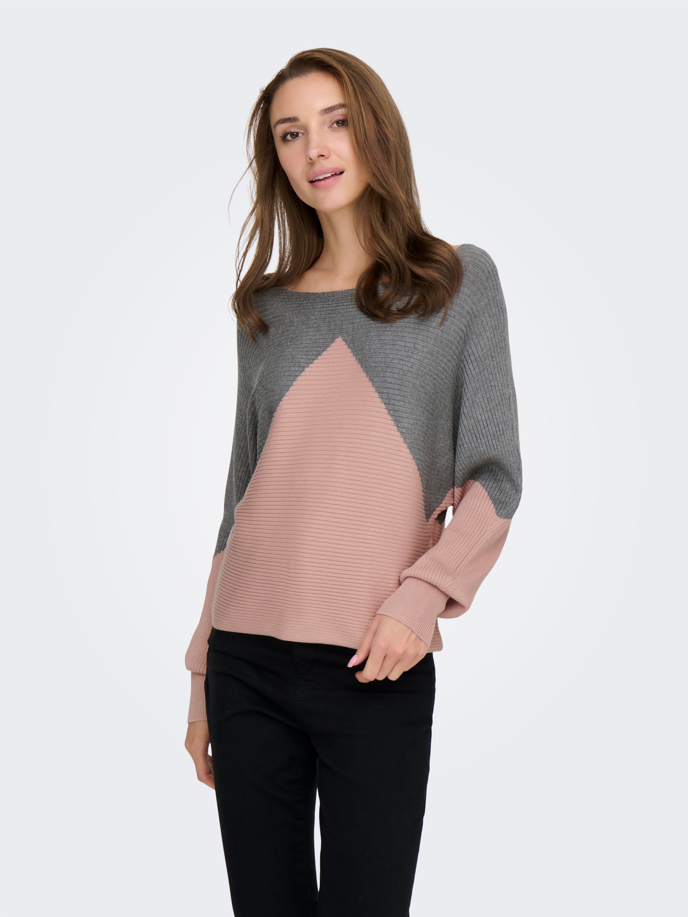 ONLY Strickpullover »ONLMADALINE LS BOAT NECK PULLOVER EX KNT«