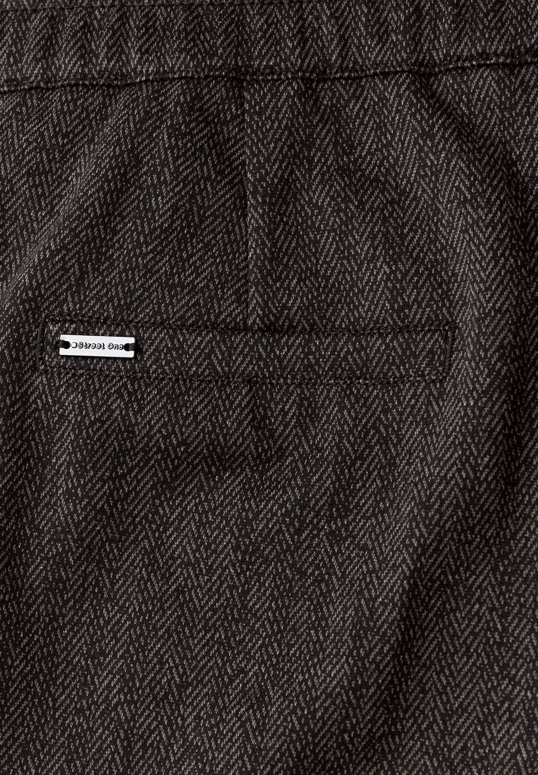 STREET ONE Culotte  mit Fishbone Muster, mit seitlichen Taschen