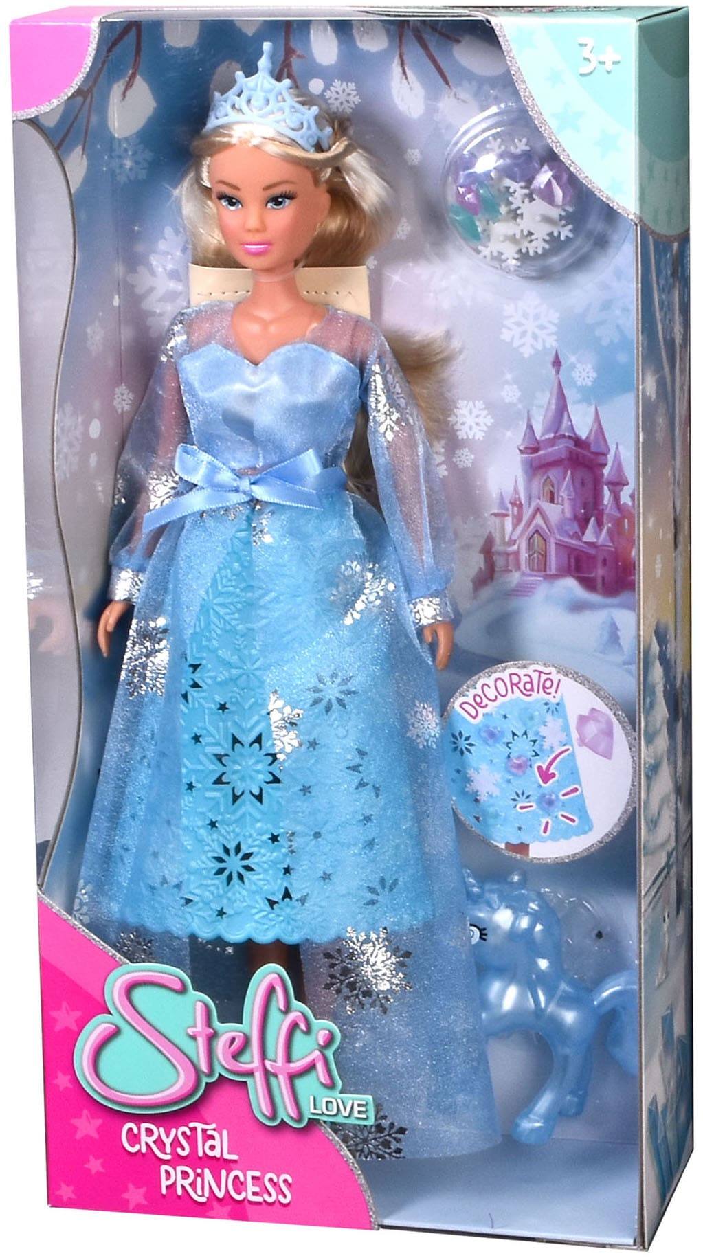 SIMBA Anziehpuppe »Steffi Love, Crystal Princess« mit Einhorn