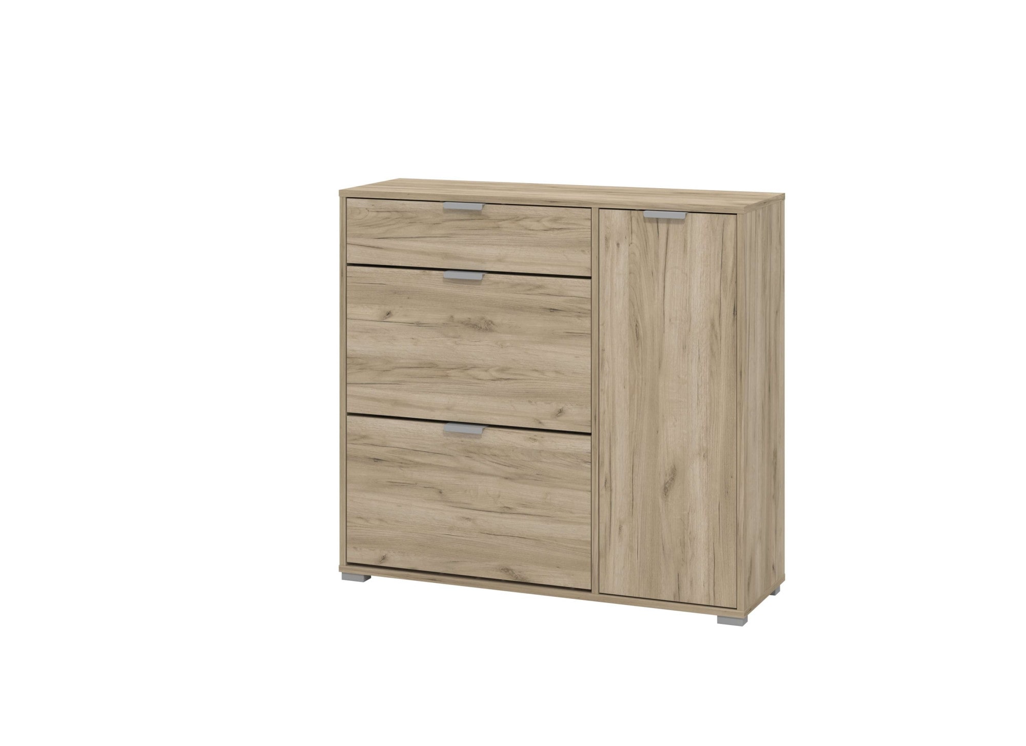 INOSIGN Schuhschrank »Arco 2, Schuhkommode, Schuhregal, Breite 102 cm« 2 Klappen mit Doppelschuhtrommeln, mit Schublade, in modernen Farben