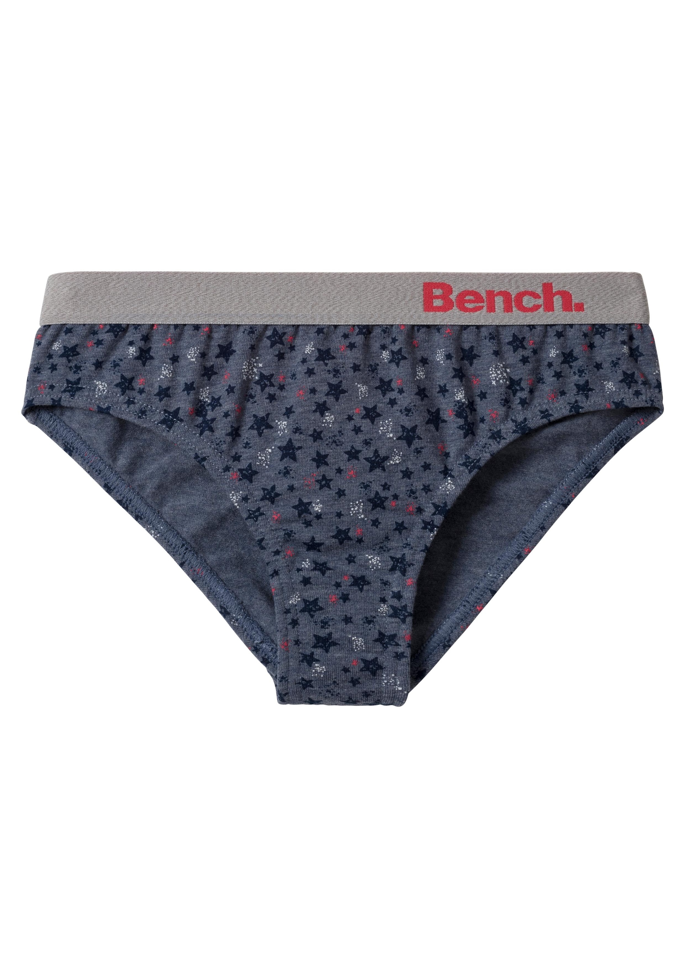 Bench. Slip, (Packung, 3 St.), mit Sternen Print und unifarben bei