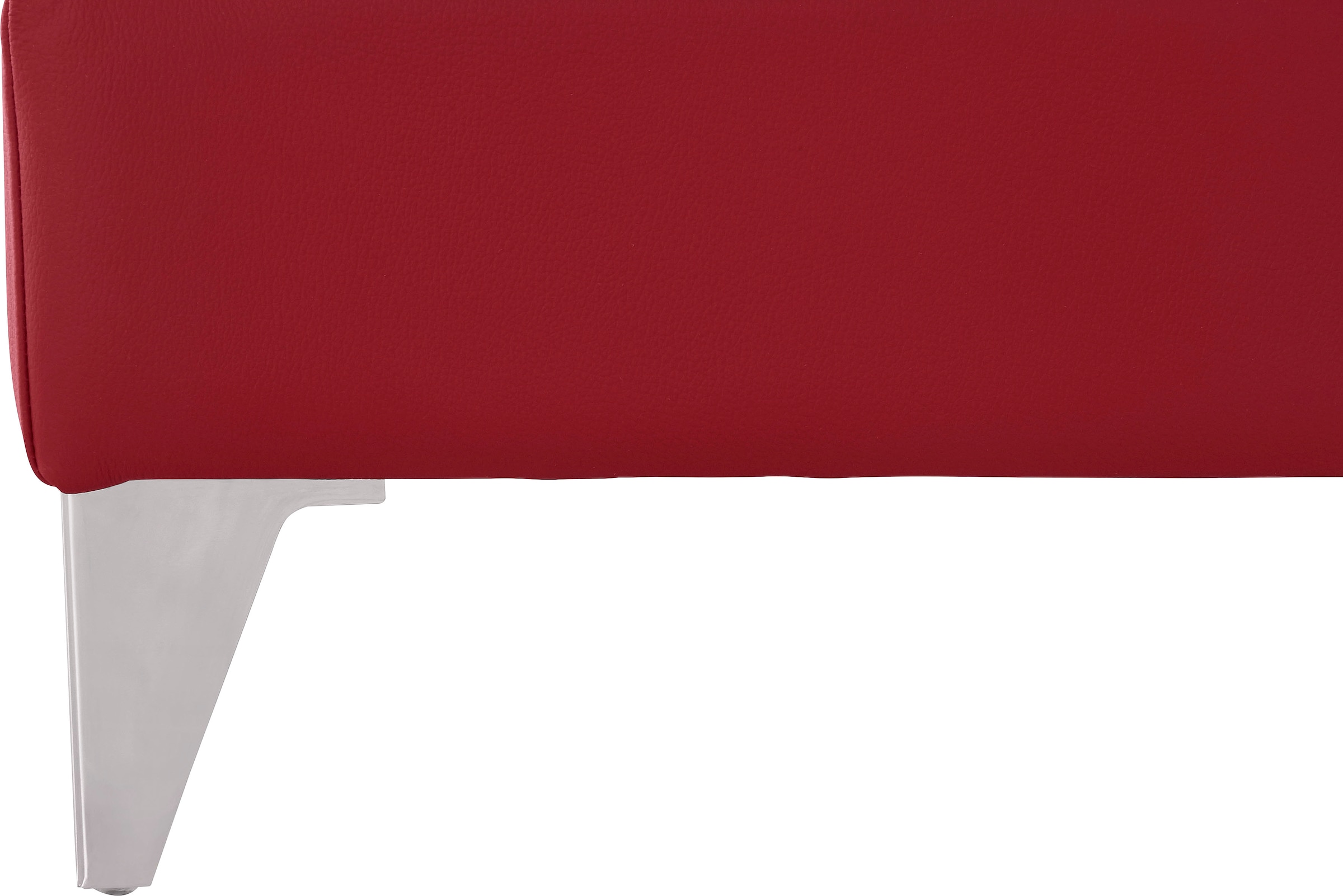COTTA Polstergarnitur »Caluso L-Form«, (2 tlg.), Set bestehend aus: Ecksofa mit Kopfteilverstellung & Hocker