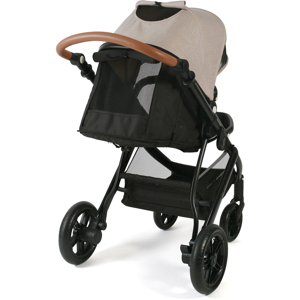 CHIC4BABY Kombi-Kinderwagen »Torre, Jeans Beige«, 15 kg