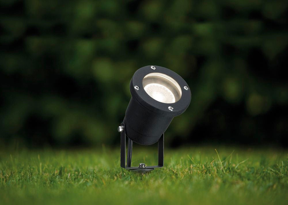 Paulmann LED Gartenstrahler »Outdoor 230V Garden Spotlight IP65 GU10 3,5W 230V Schwarz Aluminium«, 1 flammig, Leuchtmittel GU10 | LED fest integriert, GU10, IP65