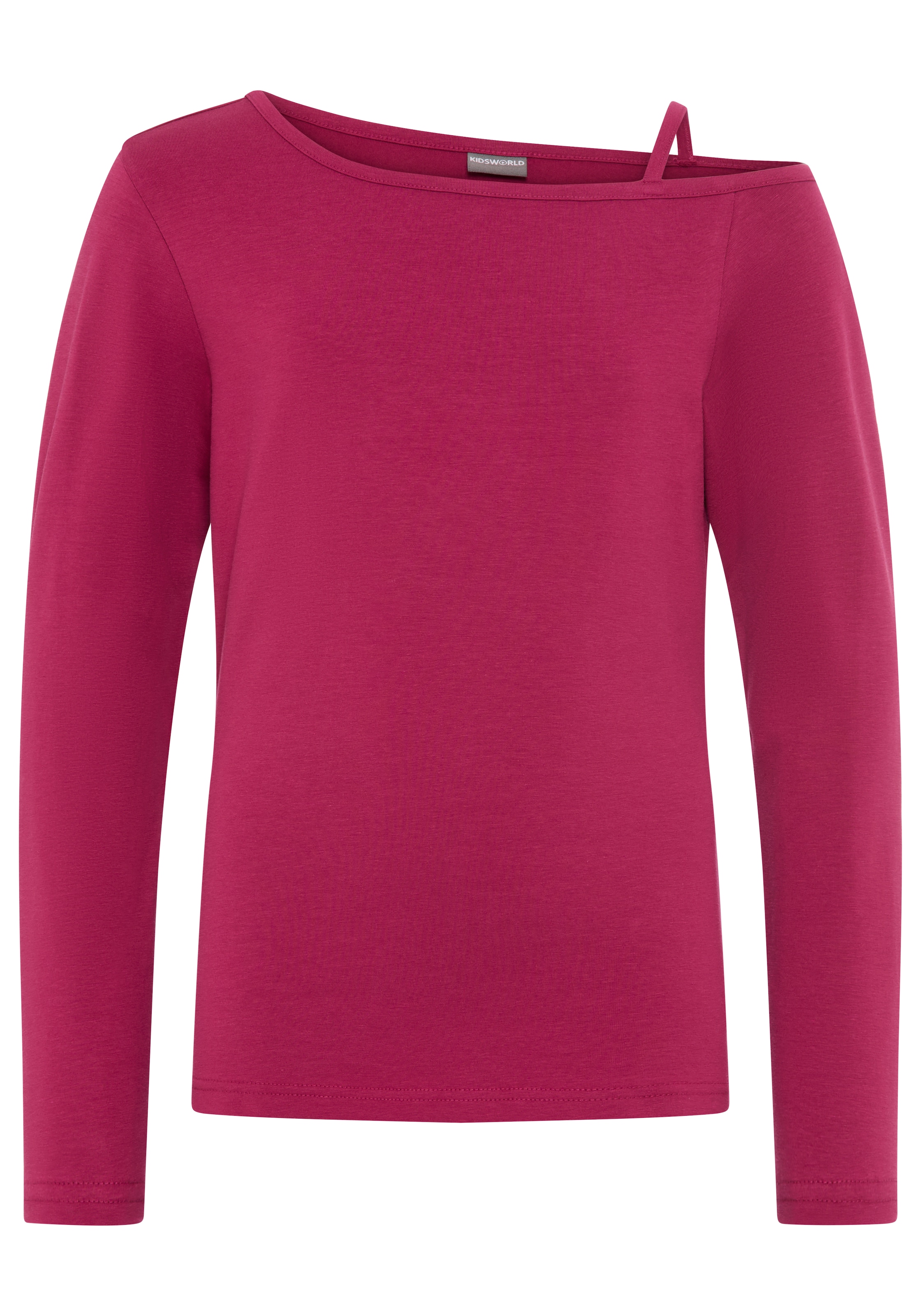 KIDSWORLD Langarmshirt »Off-Shoulder Shirt« Mit modischer Schulterlösung