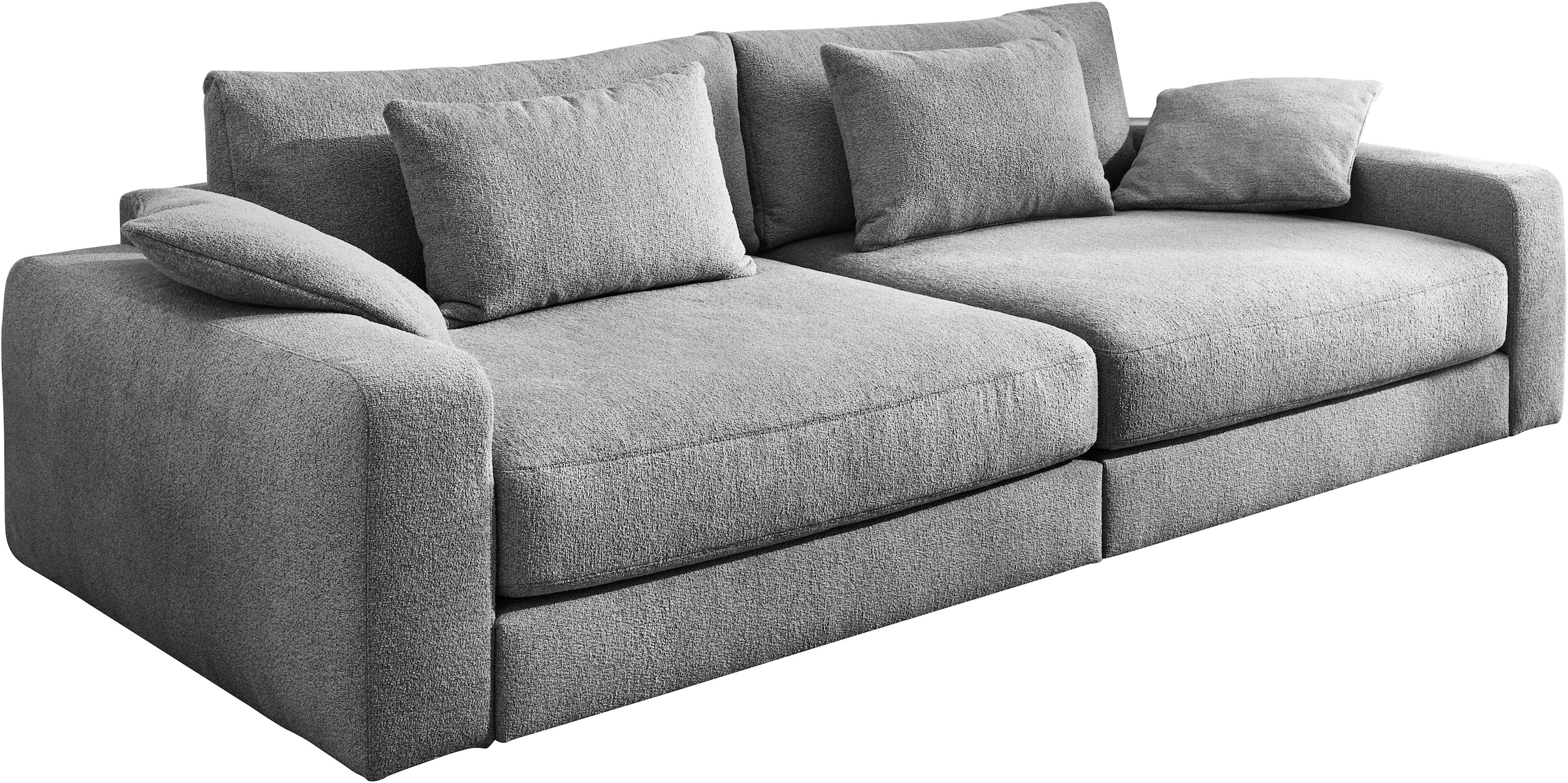Jockenhöfer Gruppe Big-Sofa »Milano XXL, B: 290 cm« mit Zierkissen, Relaxfläche 120x240 cm, Federkern