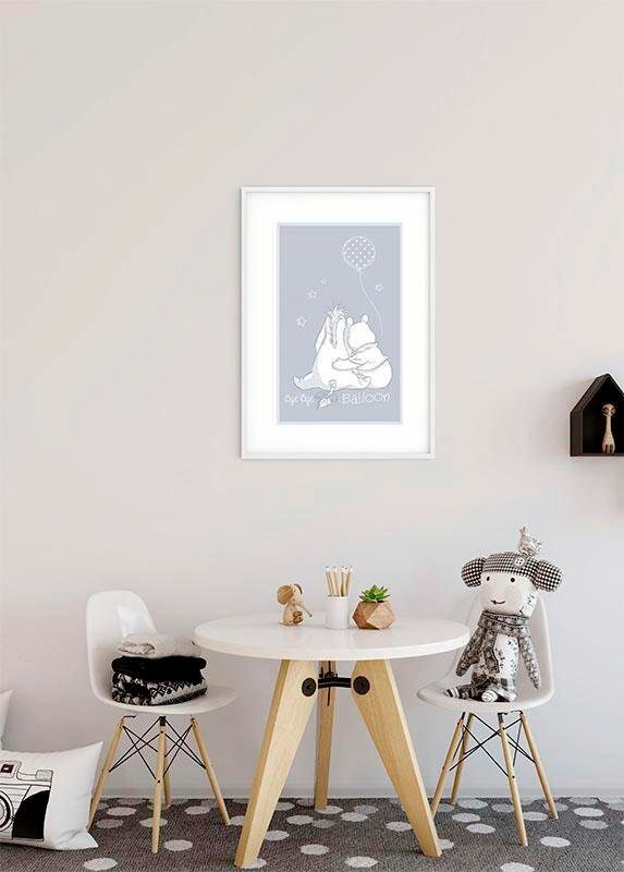 Komar Bild »Winnie the Pooh Bye Bye Balloon«, Disney, (1 St.), Wandbild zur Dekoration im Kinderzimmer - ohne Rahmen
