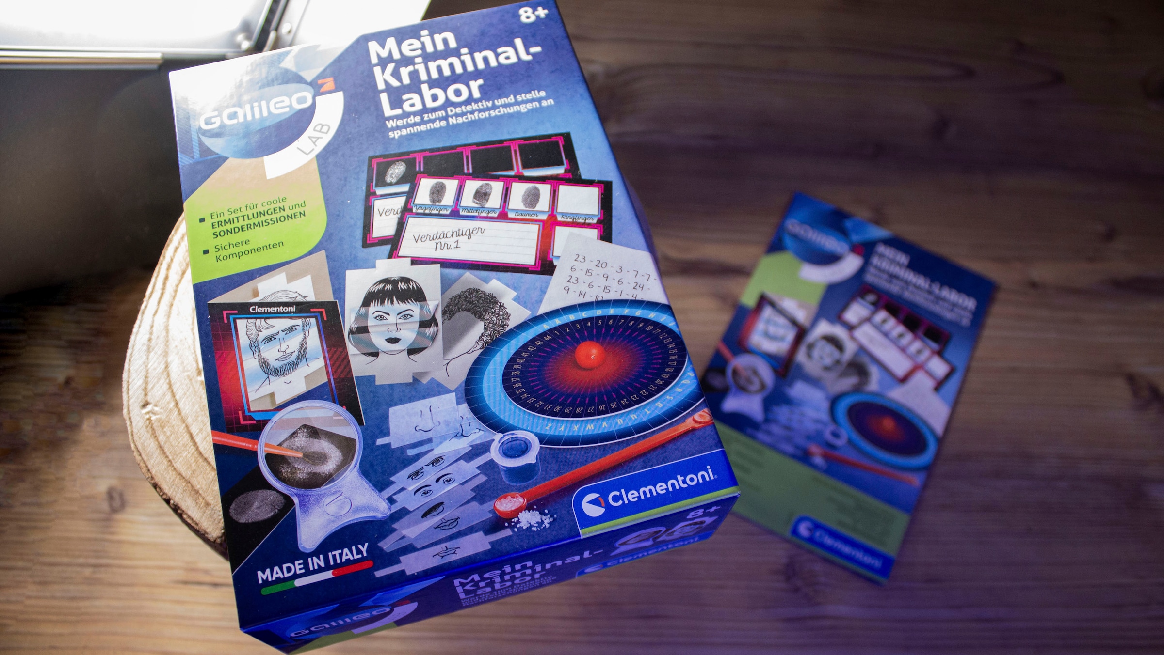 Clementoni® Experimentierkasten »Galileo, Mein Kriminal-Labor«, Made in Europe
