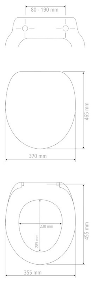 WENKO WC-Sitz »Exclusive Nr. 8«, (1 St.), aus Duroplast, mit Absenkautomatik
