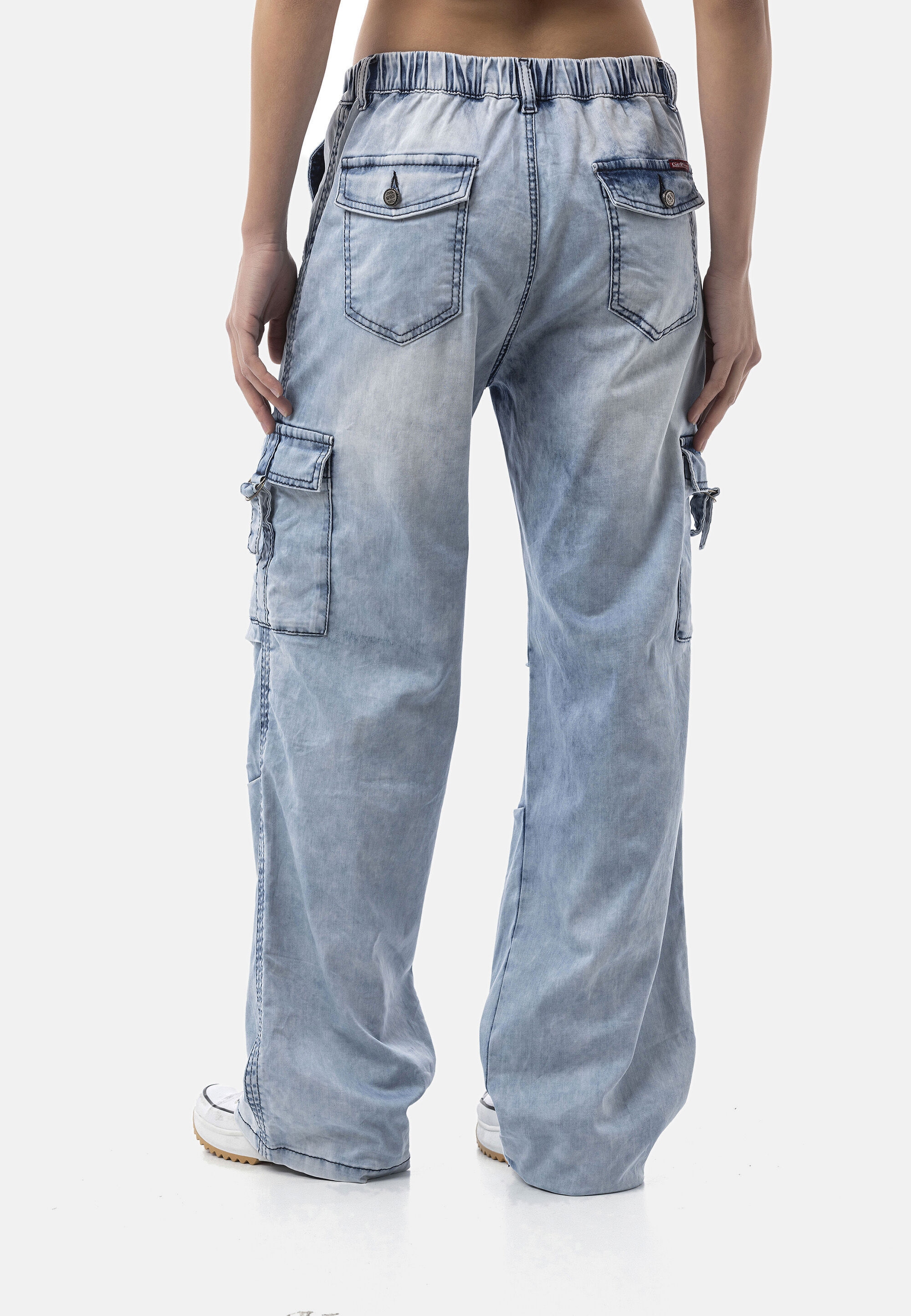 Cipo & Baxx Relax-fit-Jeans »Cipo & Baxx Jeans WD544« Baggy leichte Sommerjeans