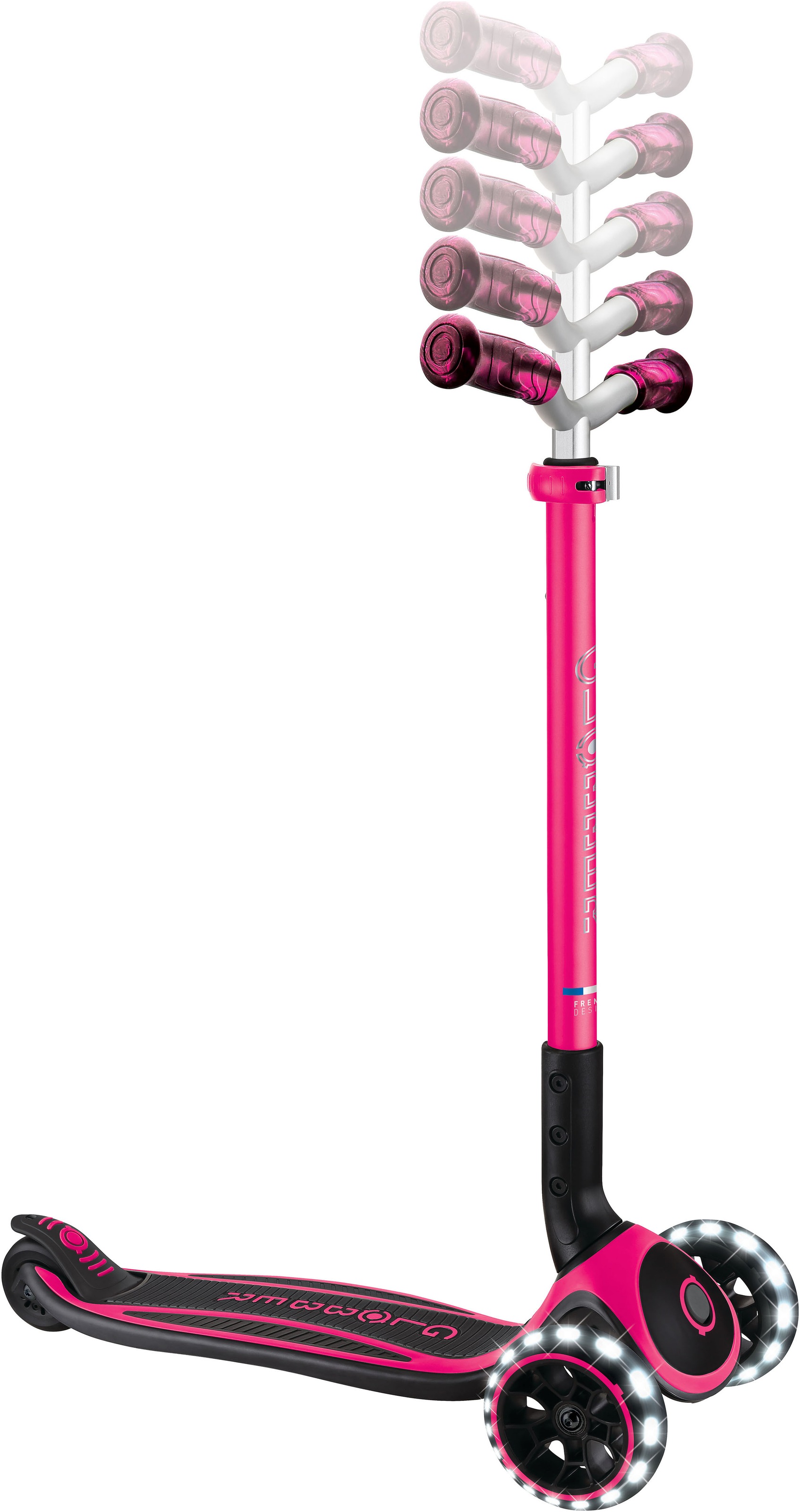 Globber Tretroller »ACE LIGHTS, mit Leuchtrollen«