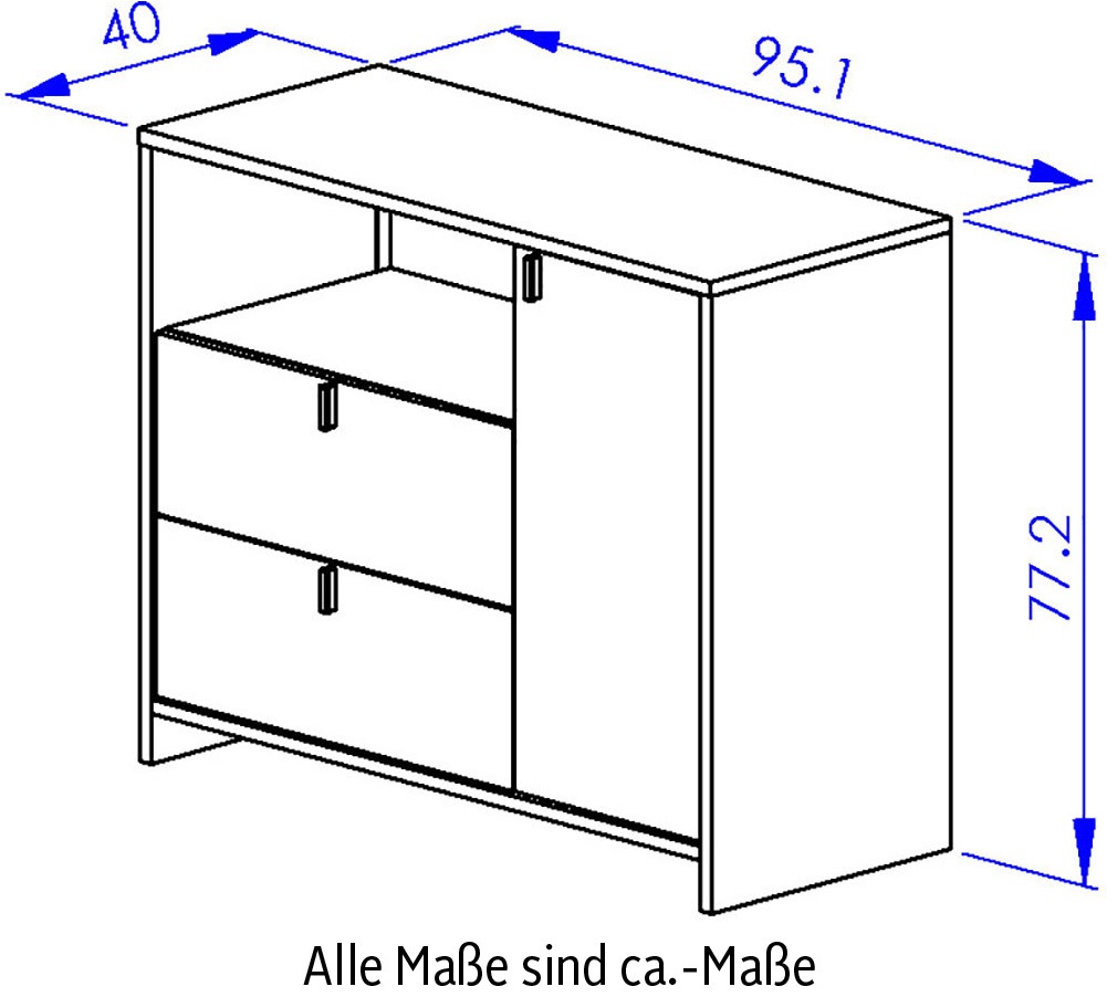 Gami Schlafzimmer-Set »RITMO SCHLAFZIMMER SET 2« 7 Stk. tlg. Ein Schlafzimmer im zeitlosen Stil mit vielen praktischen Lösungen!