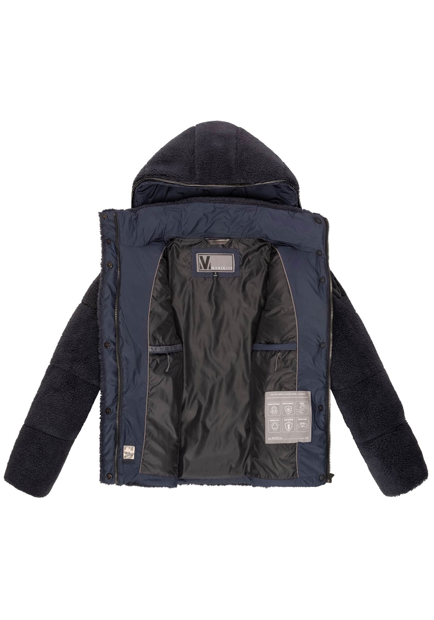 Marikoo Winterjacke »Marikoo Kaguraa Damen Winterjacke N030«