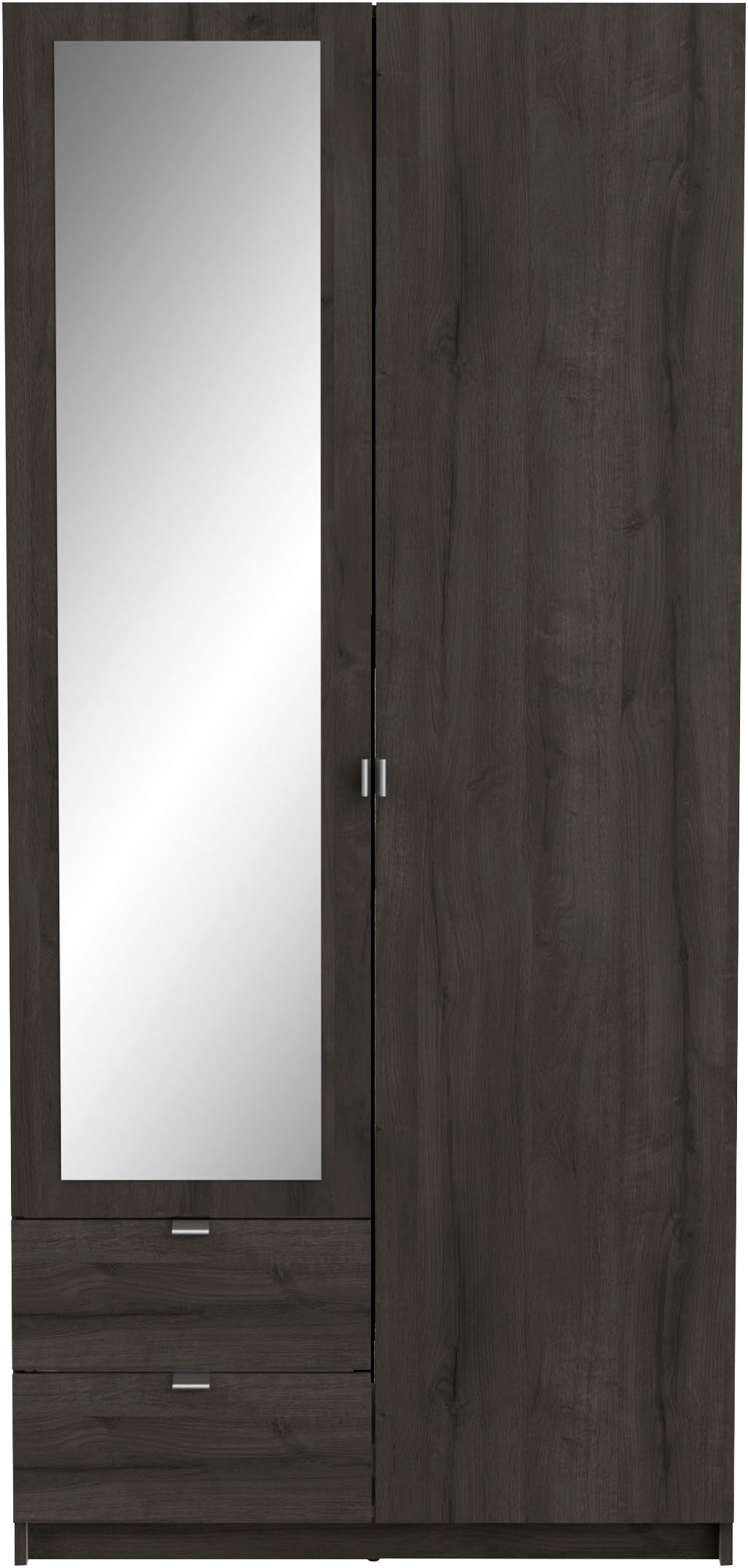 Demeyere GROUP Kleiderschrank »Mellie« SCHRANK 2-TUERIG 1 SPIEGEL  2 SCHUBLADEN