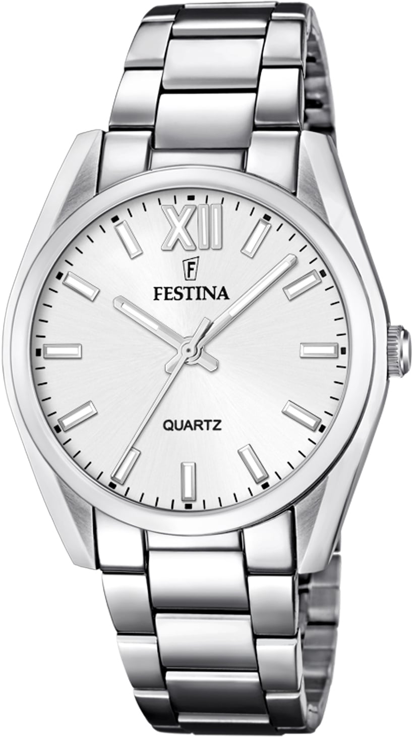 Festina Quarzuhr »Boyfriend Collection« Armbanduhr, Damenuhr, Edelstahlarmband