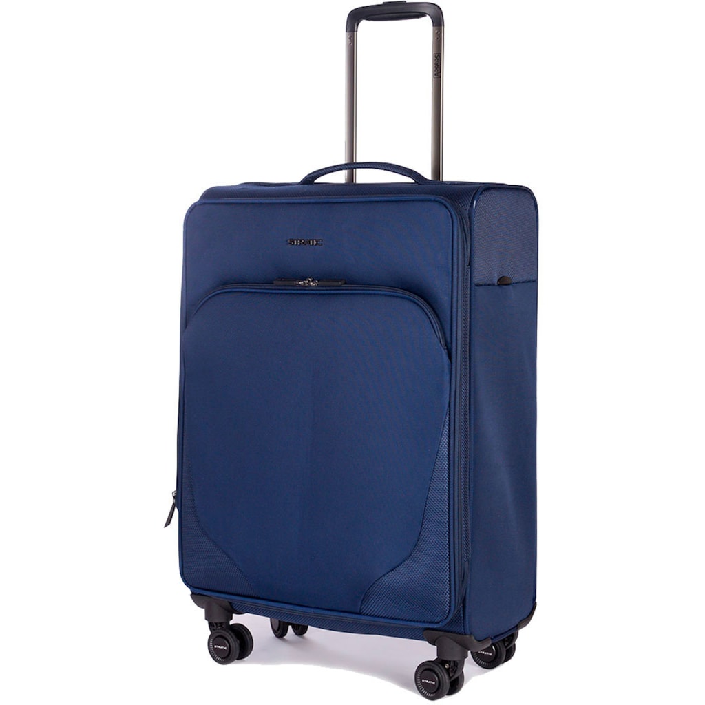 Stratic Weichgepäck-Trolley »Mix M, blue«, 4 Rollen